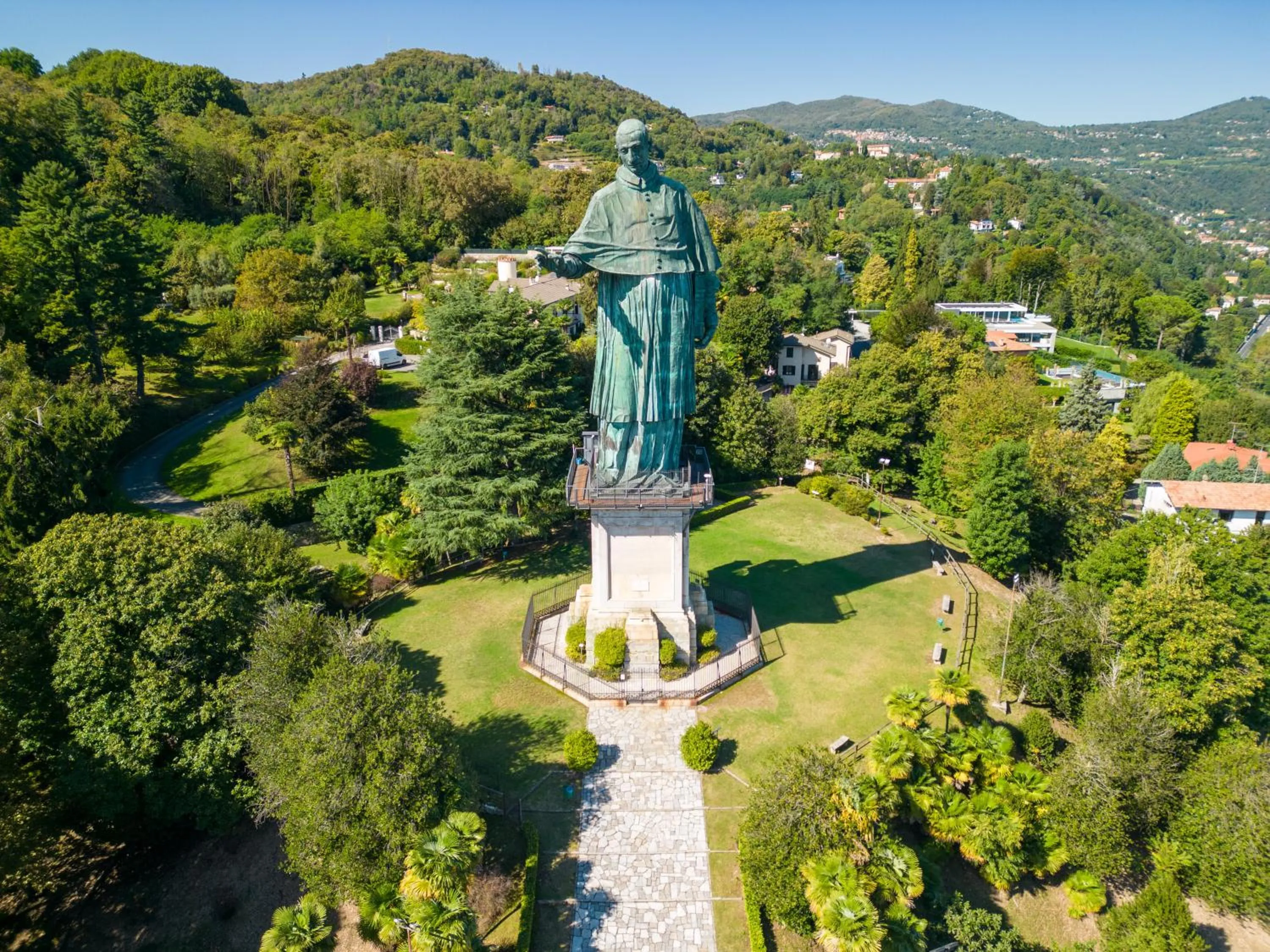 Bird's eye view in Villa San Carlo