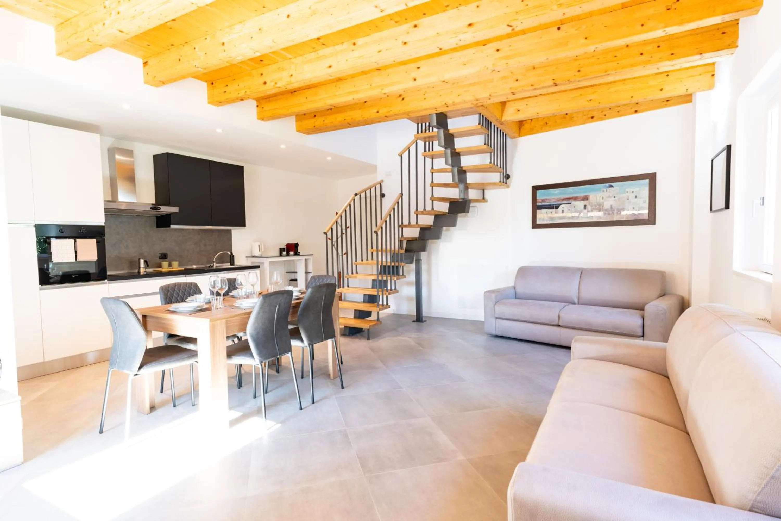 Kitchen or kitchenette in Villa San Carlo