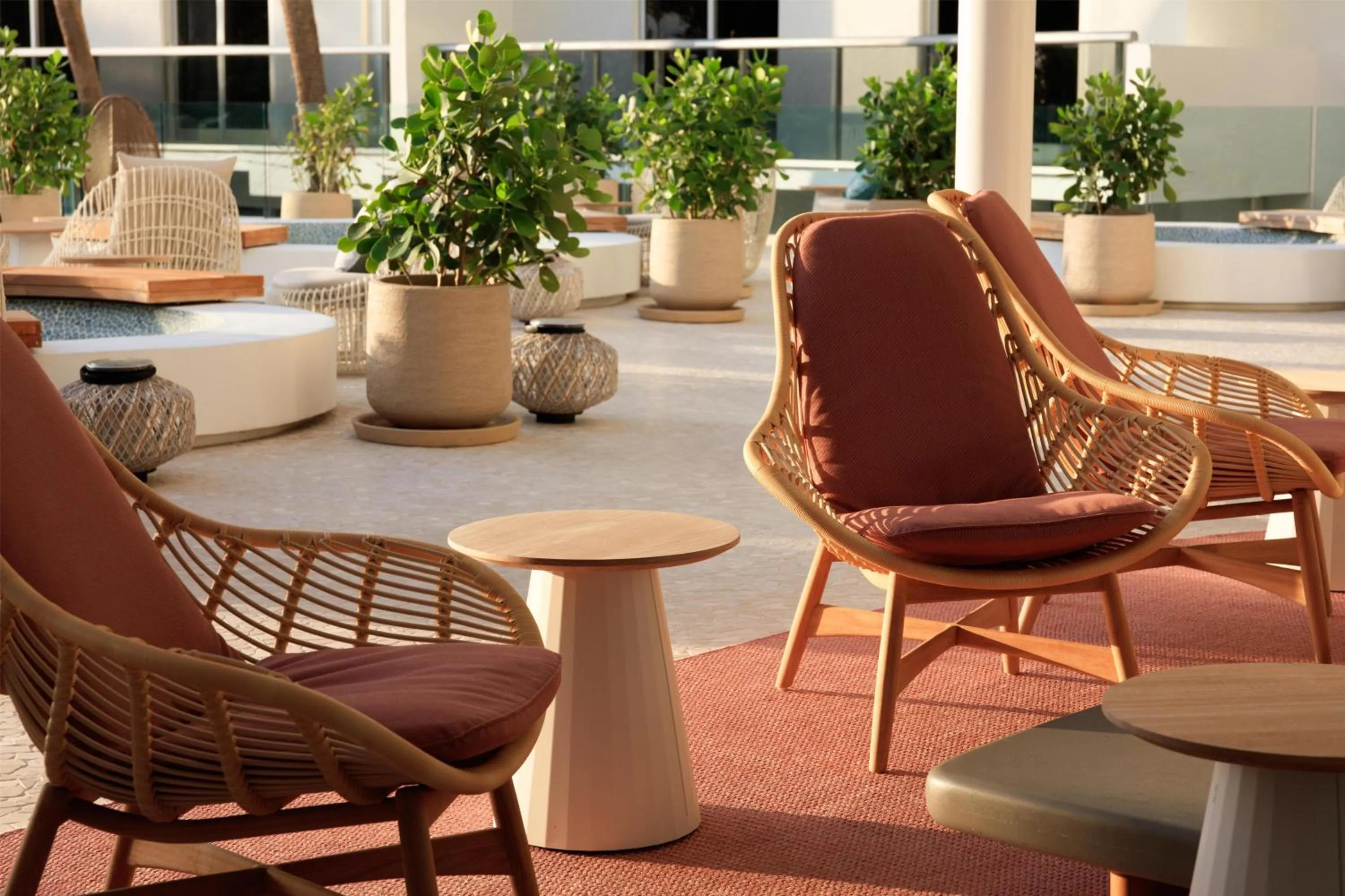 Patio in Andaz Miami Beach Resort & Spa