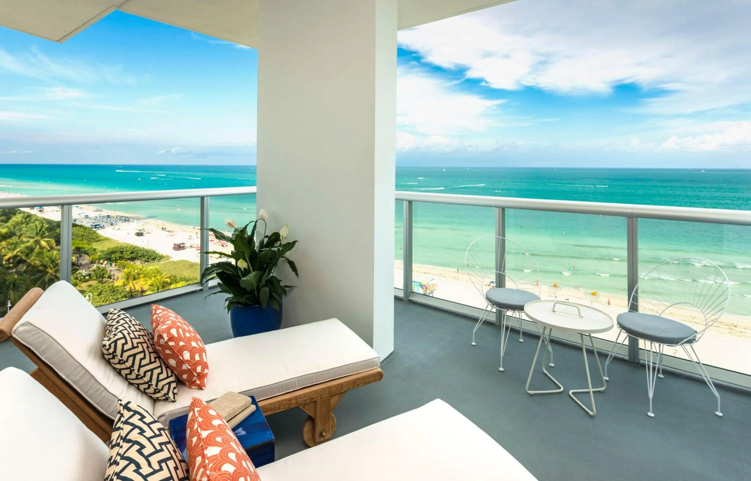 Two-Bedroom Suite with Ocean View in Andaz Miami Beach, By Hyatt