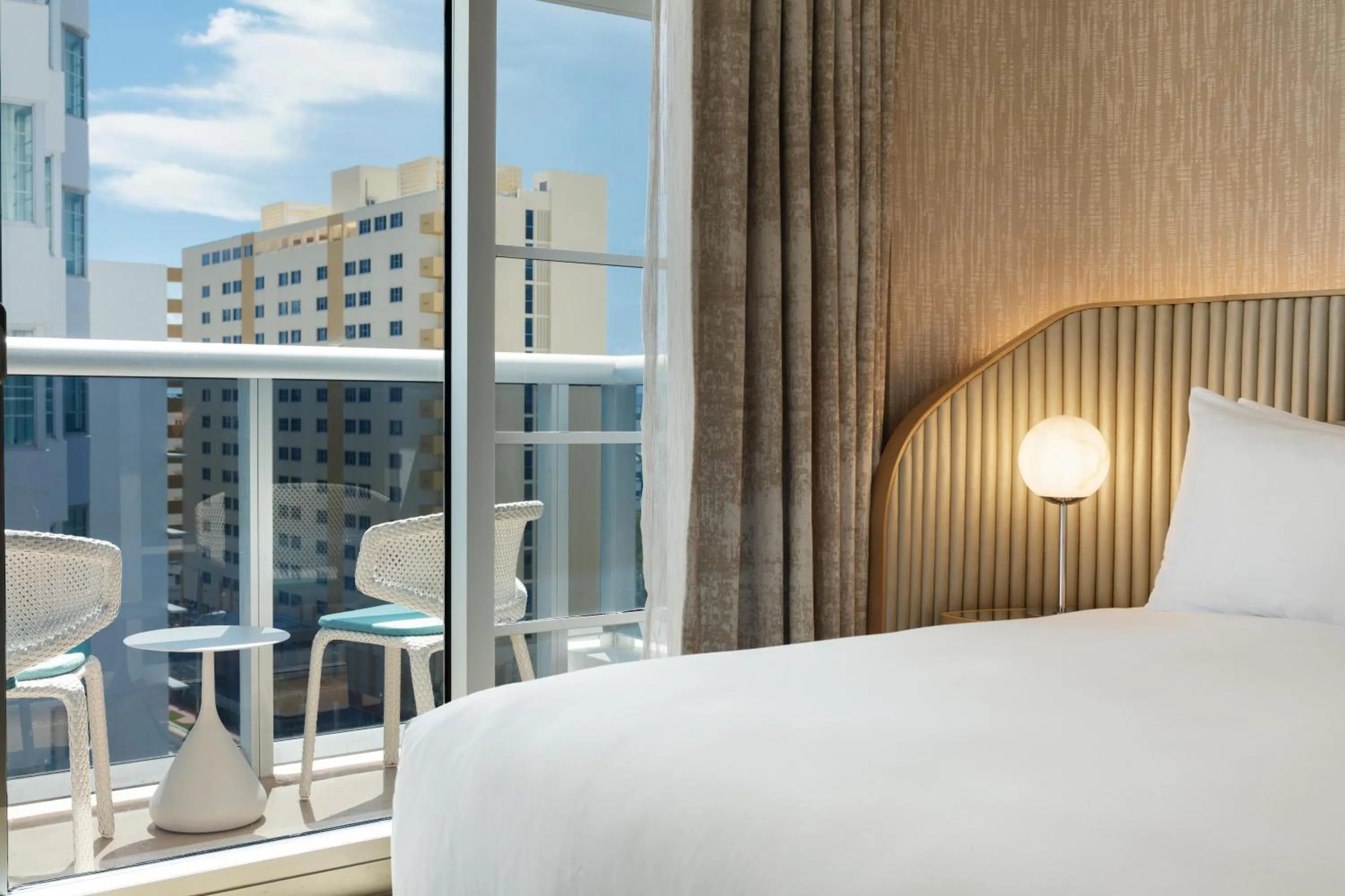 Bedroom, Bed in Andaz Miami Beach, By Hyatt