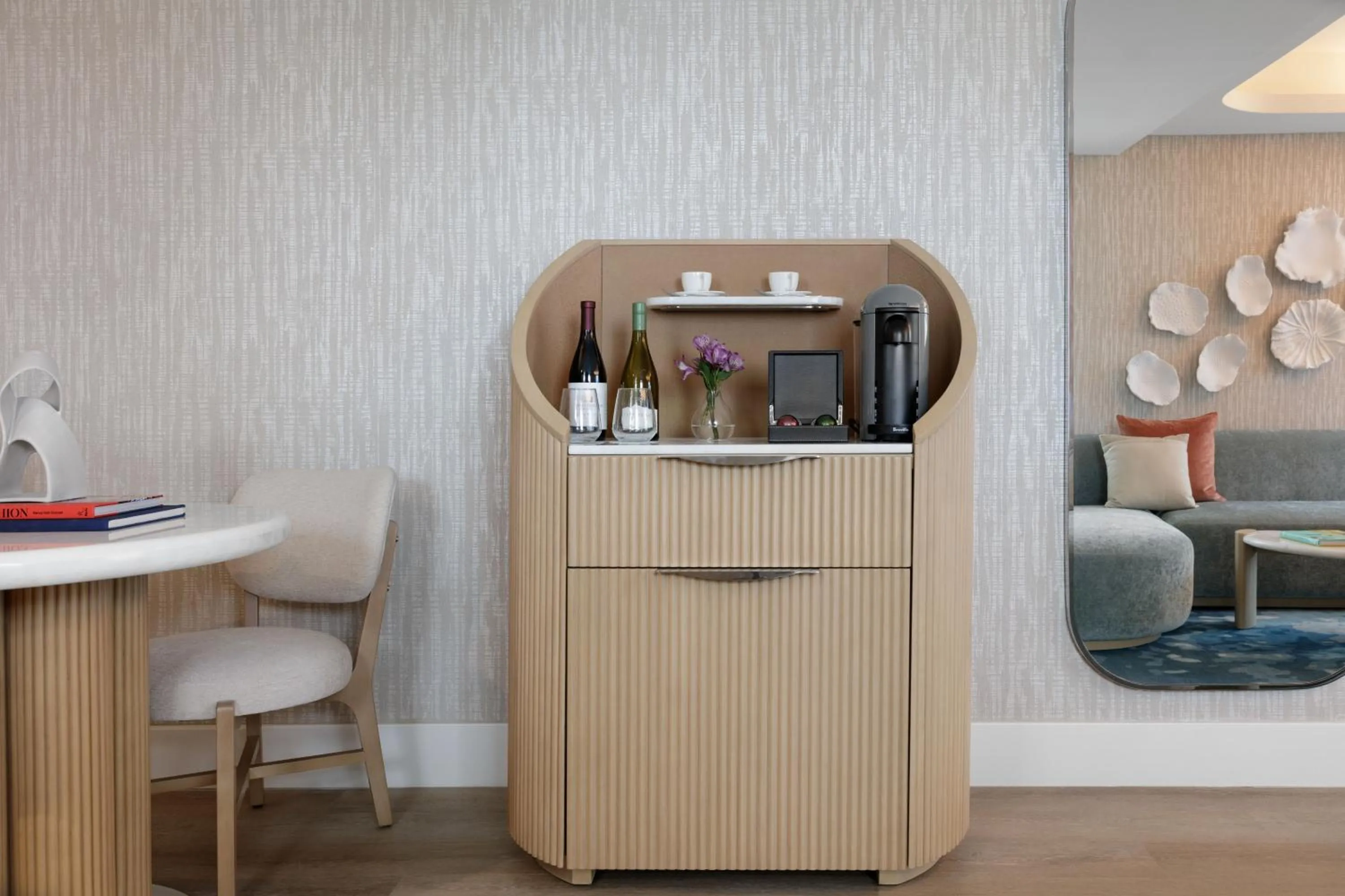 Living room in Andaz Miami Beach, By Hyatt