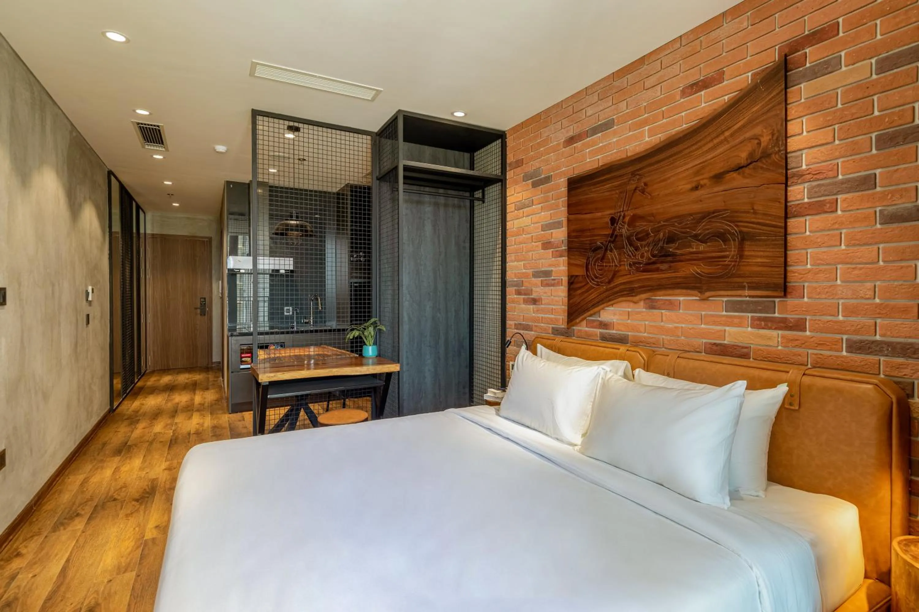 Bed in Taiyo Hotel & Apartment