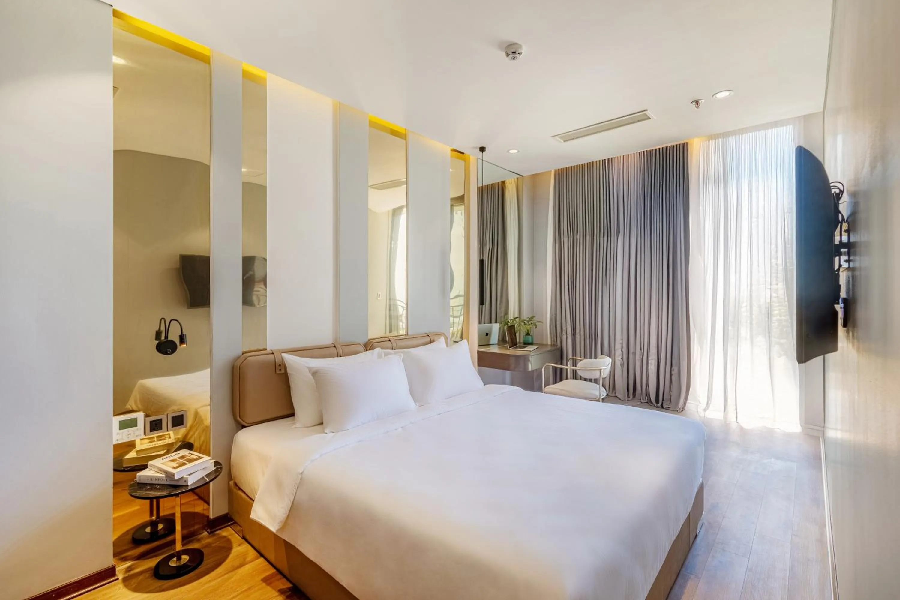 Bed in Taiyo Hotel & Apartment