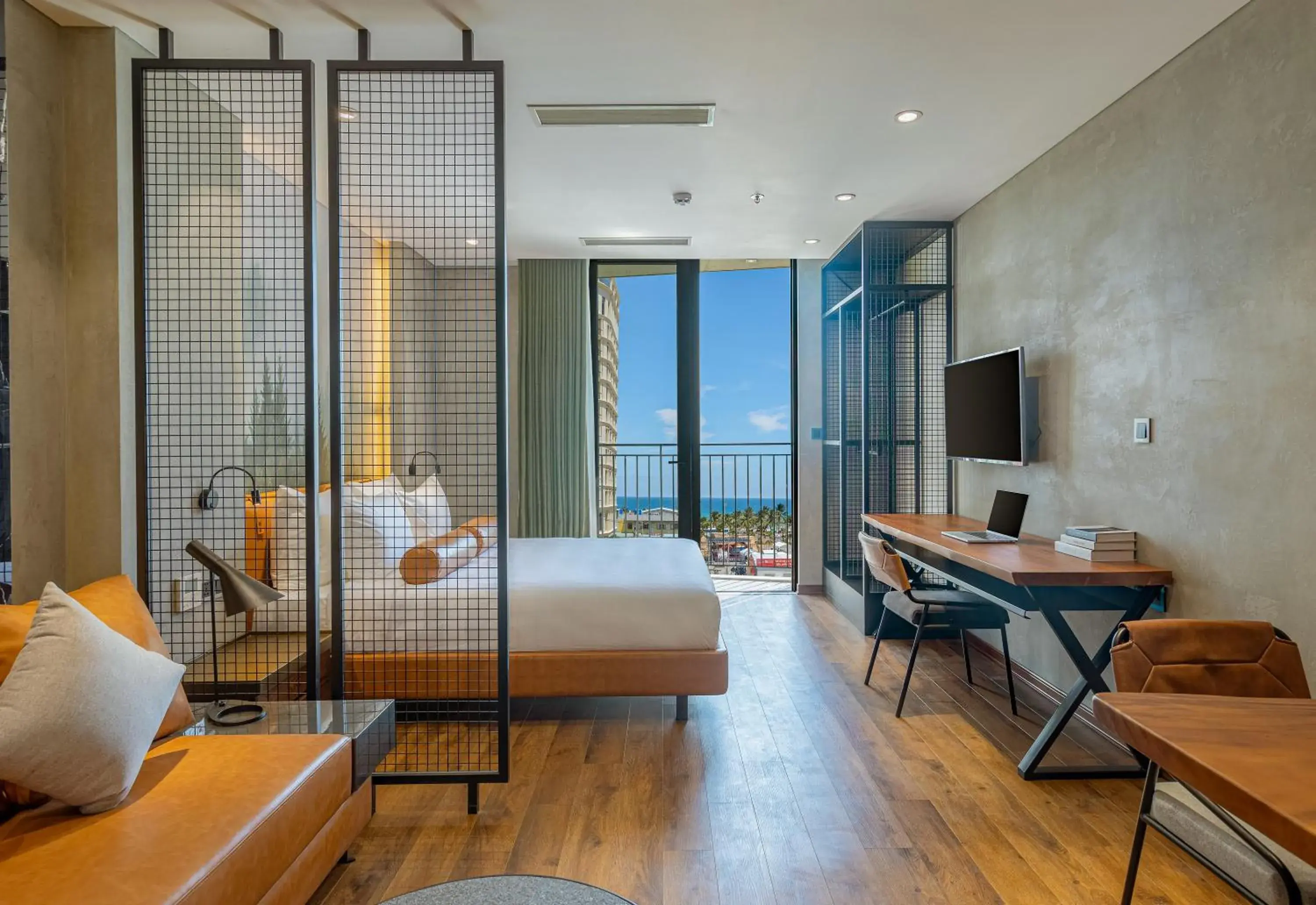 Communal lounge/ TV room, Bed in Taiyo Hotel & Apartment Communal lounge/ TV room, Bed in Taiyo Hotel & Apartment