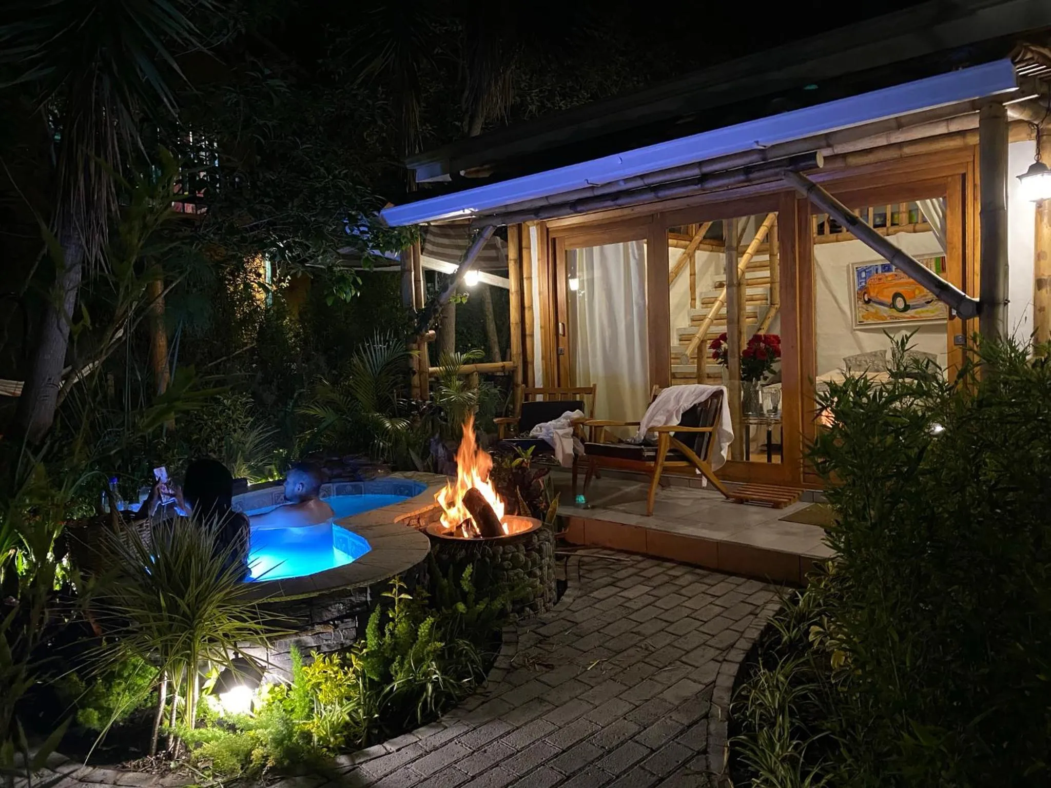 Patio in Hostería Colibri Aeropuerto