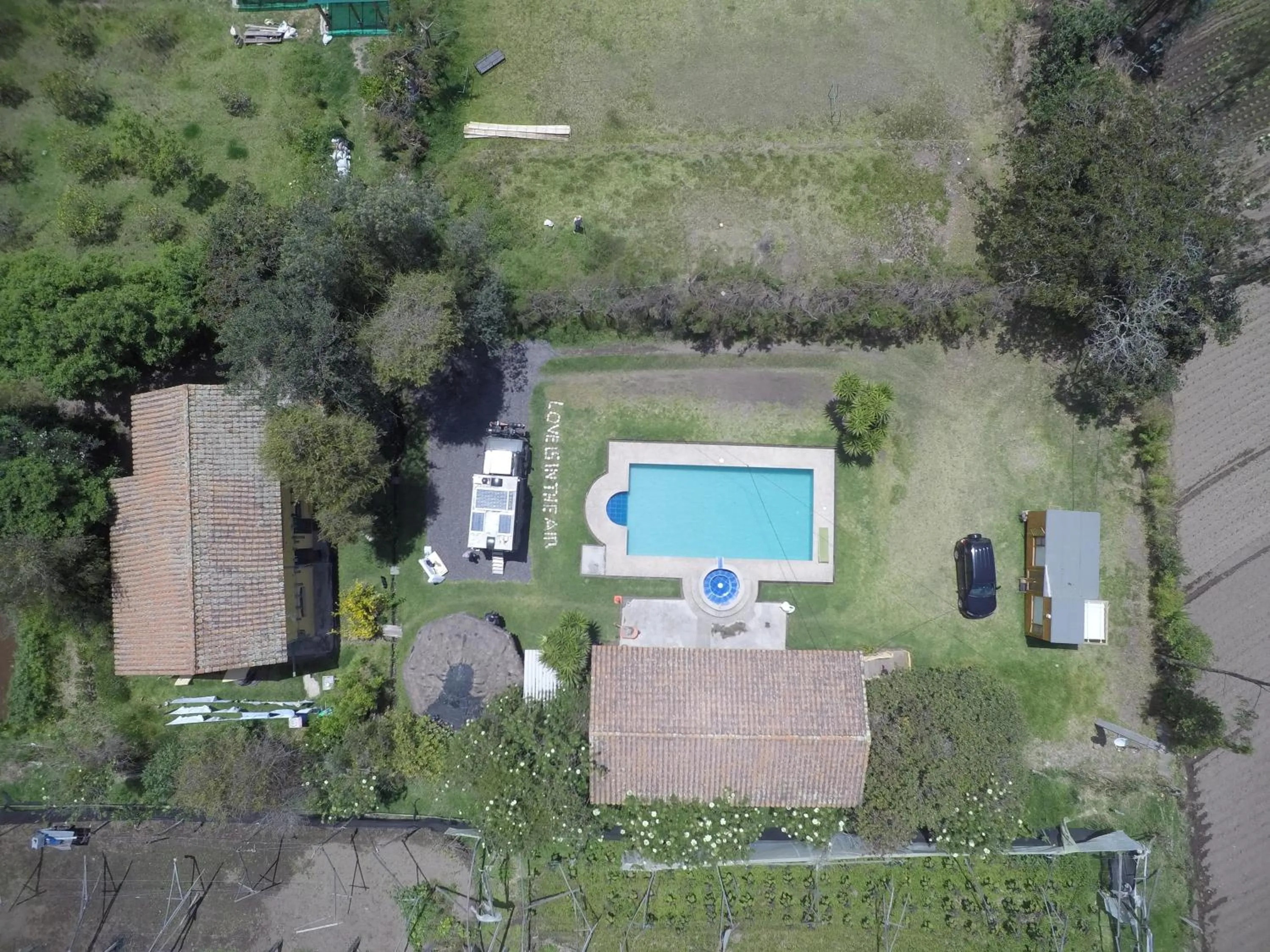 Bird's eye view in Hostería Colibri Aeropuerto