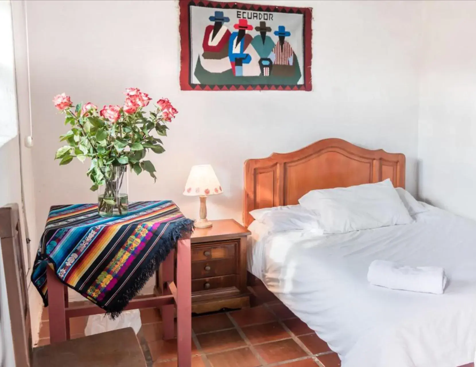 Double Room with Pool View in Hostería Colibri Aeropuerto Double Room with Pool View in Hostería Colibri Aeropuerto