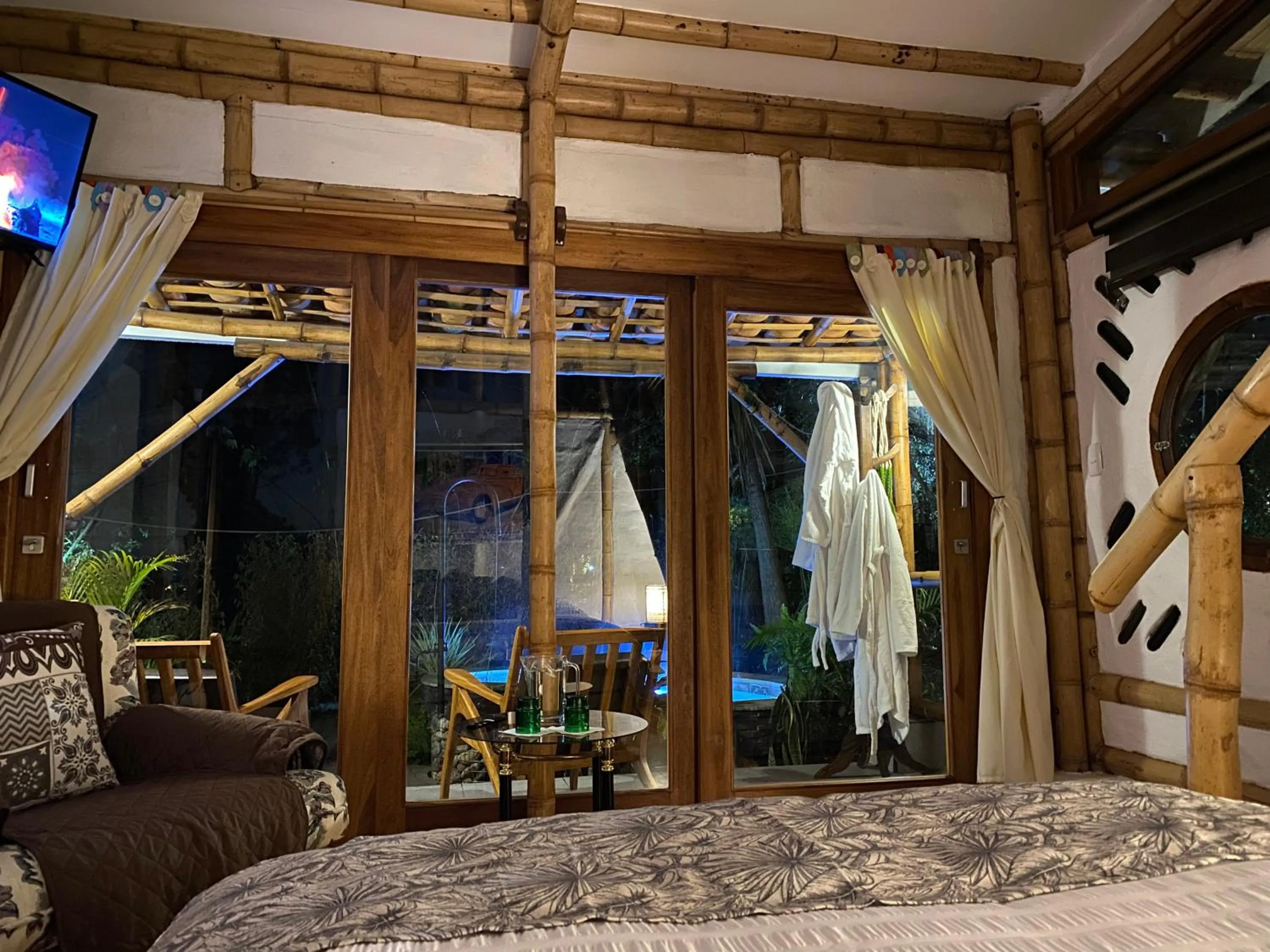 Bed in Hostería Colibri Aeropuerto