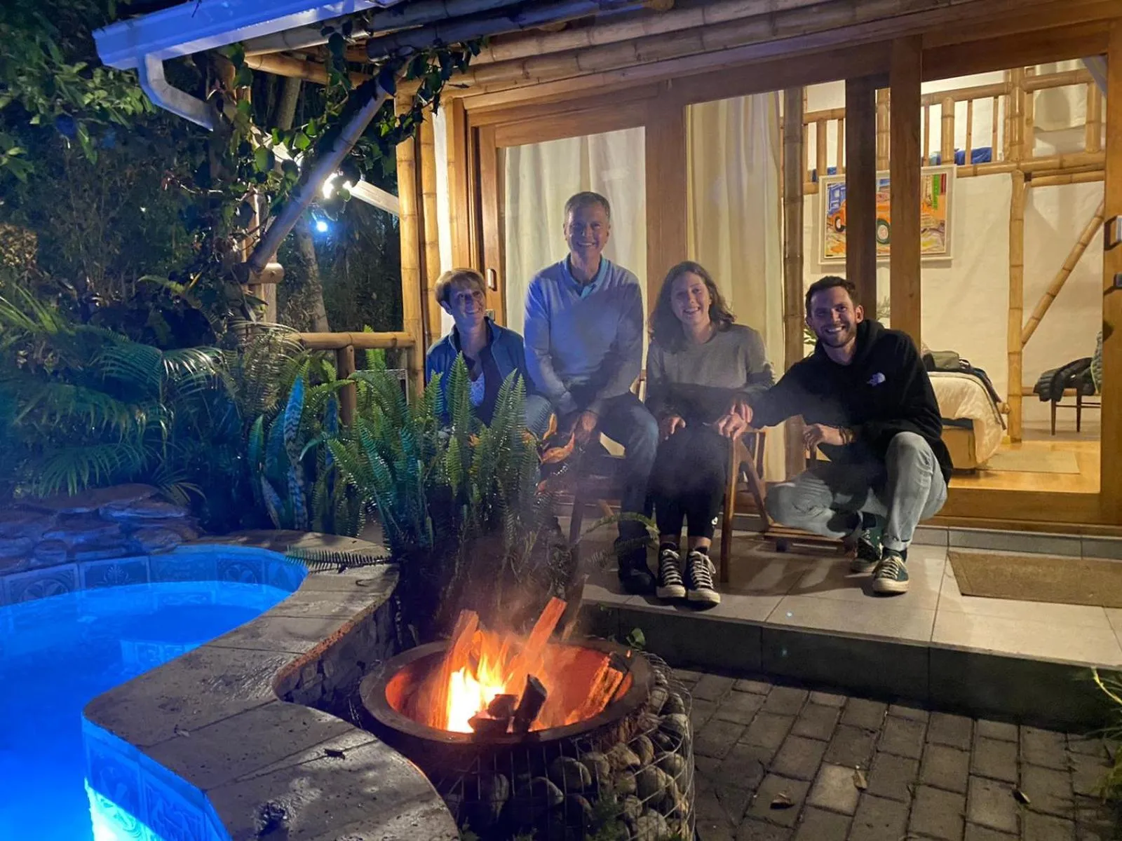 Patio in Hostería Colibri Aeropuerto