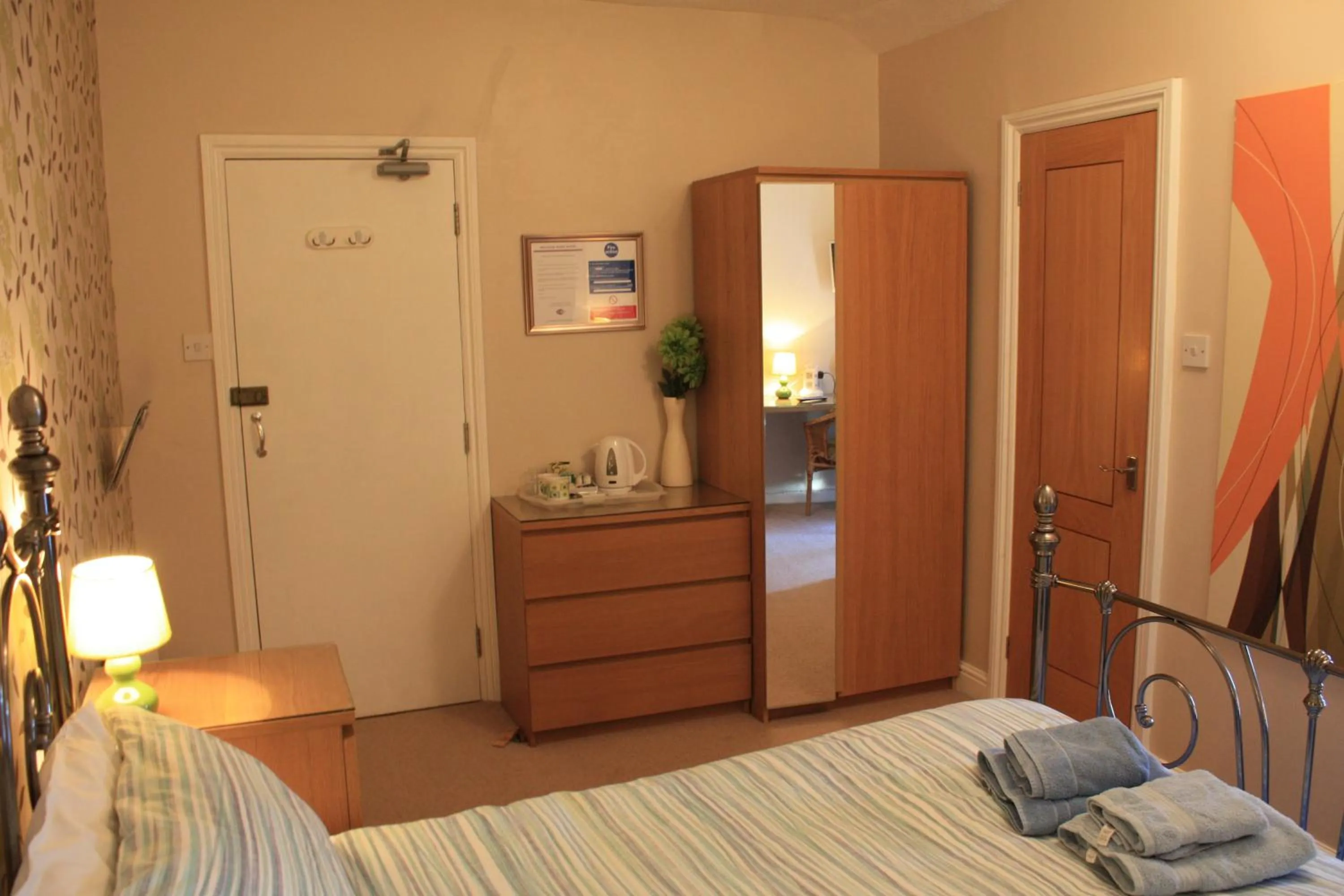 Bed in The Meltham Guesthouse Scarborough