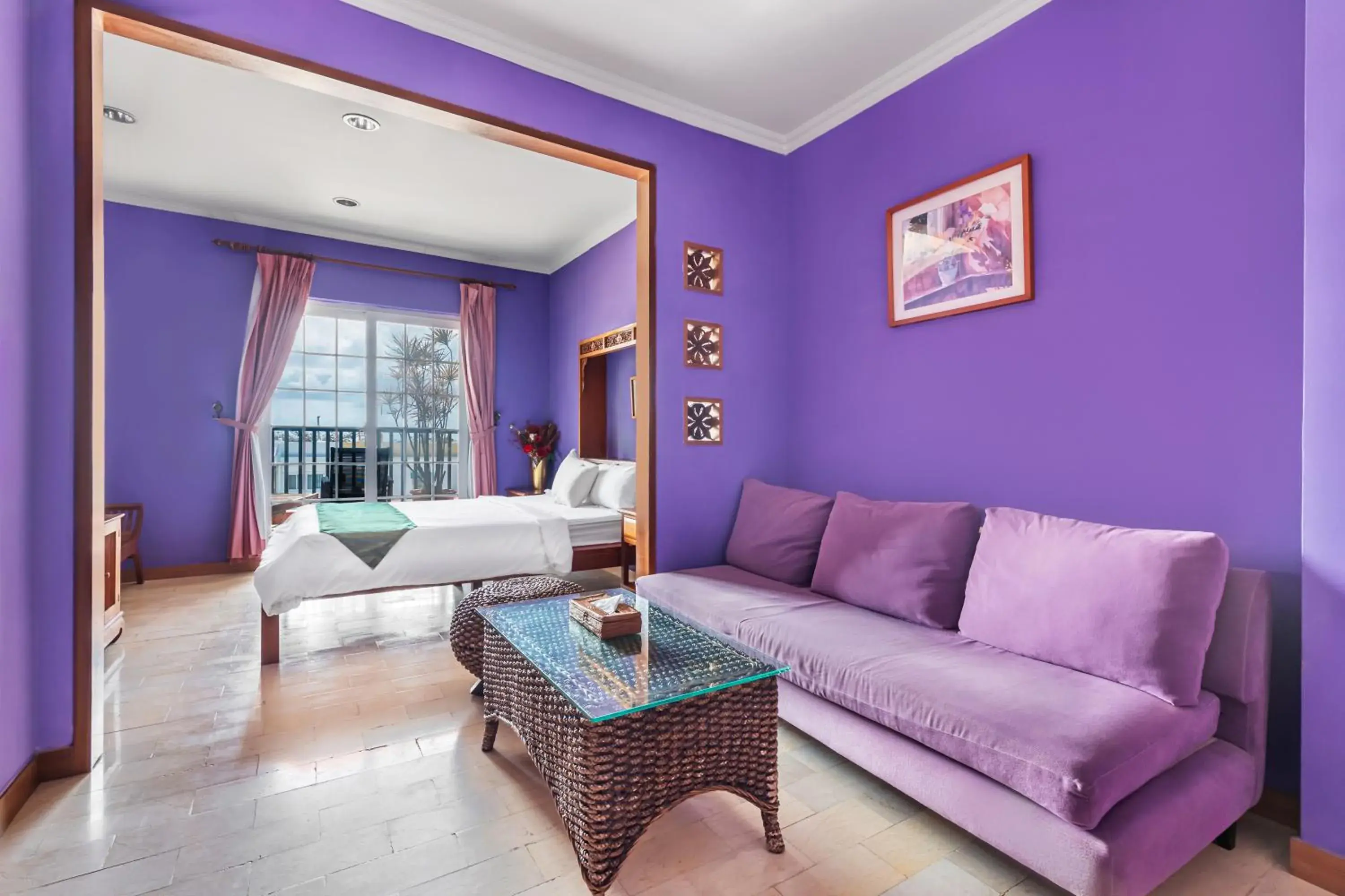 Photo of the whole room, Bed in Golden Ocean Azure Hotel Photo of the whole room, Bed in Golden Ocean Azure Hotel