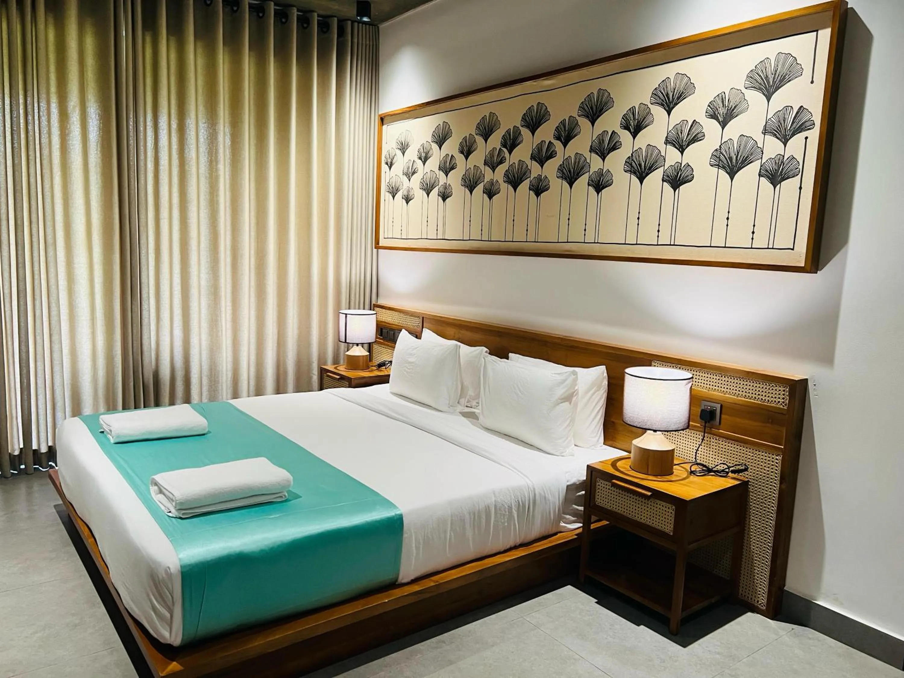 Bed in Ella Flower Garden Resort