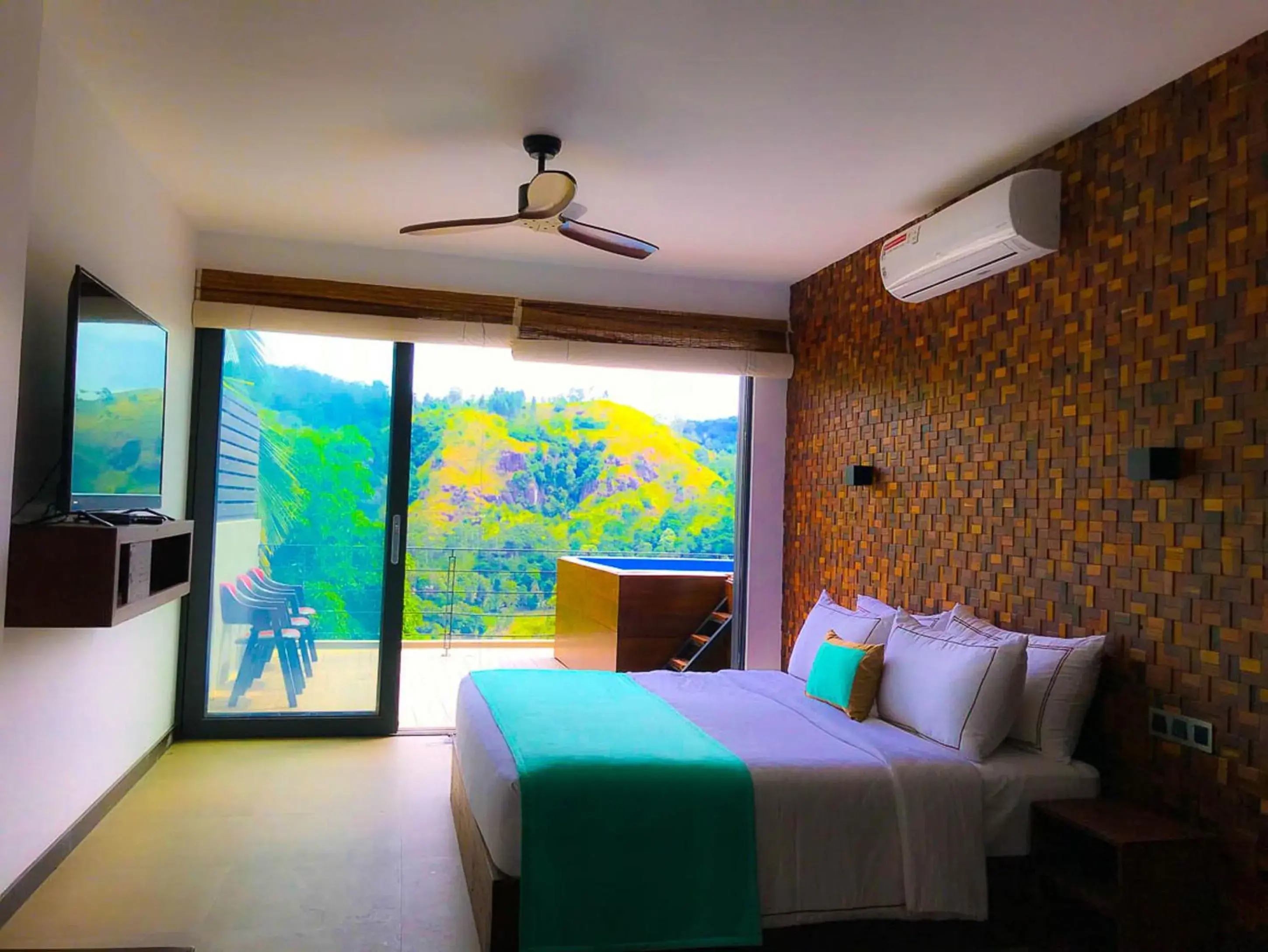 Deluxe Double Room with Bath - single occupancy in Ella Flower Garden Resort Deluxe Double Room with Bath - single occupancy in Ella Flower Garden Resort