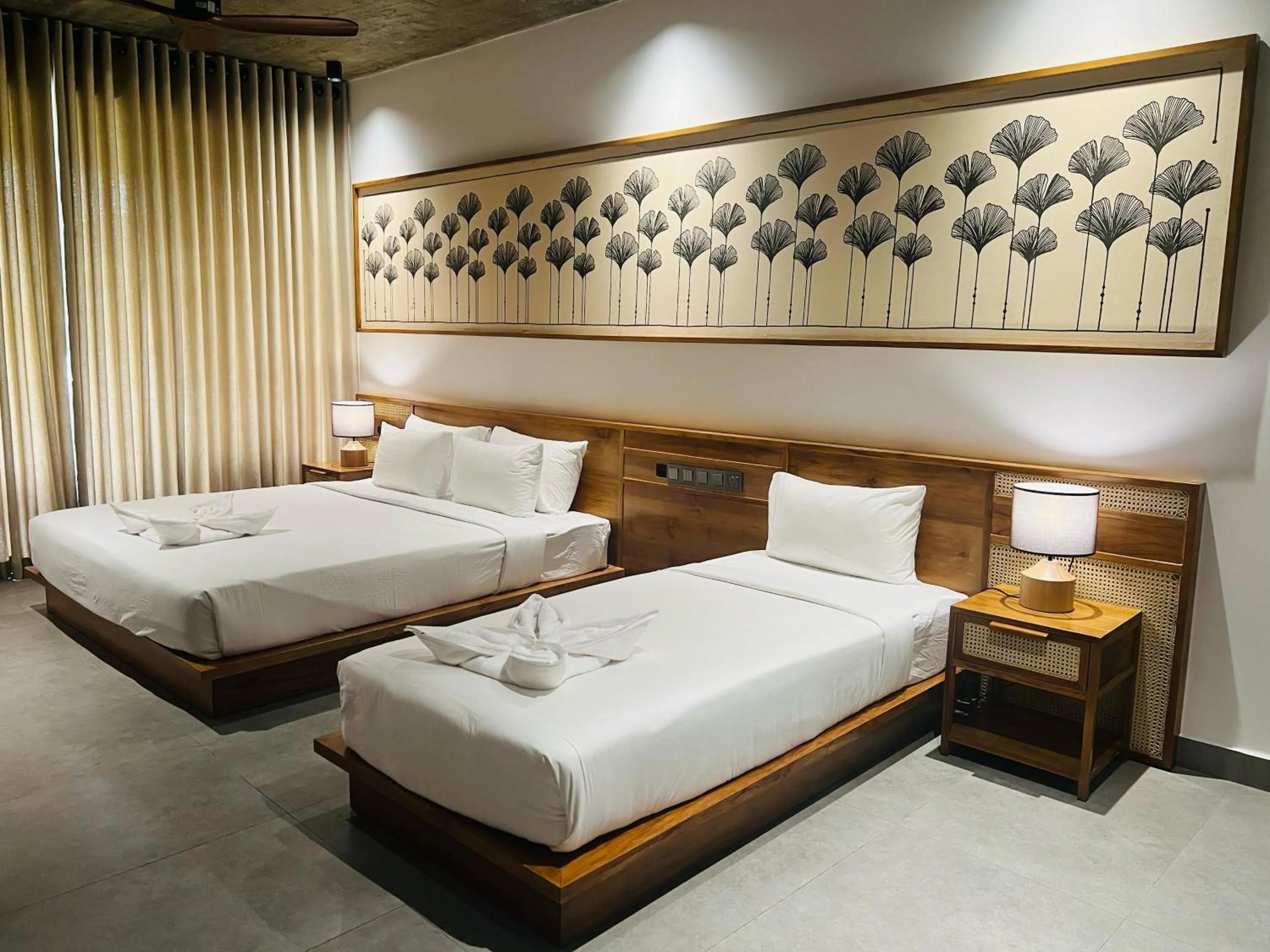 Bed in Ella Flower Garden Resort