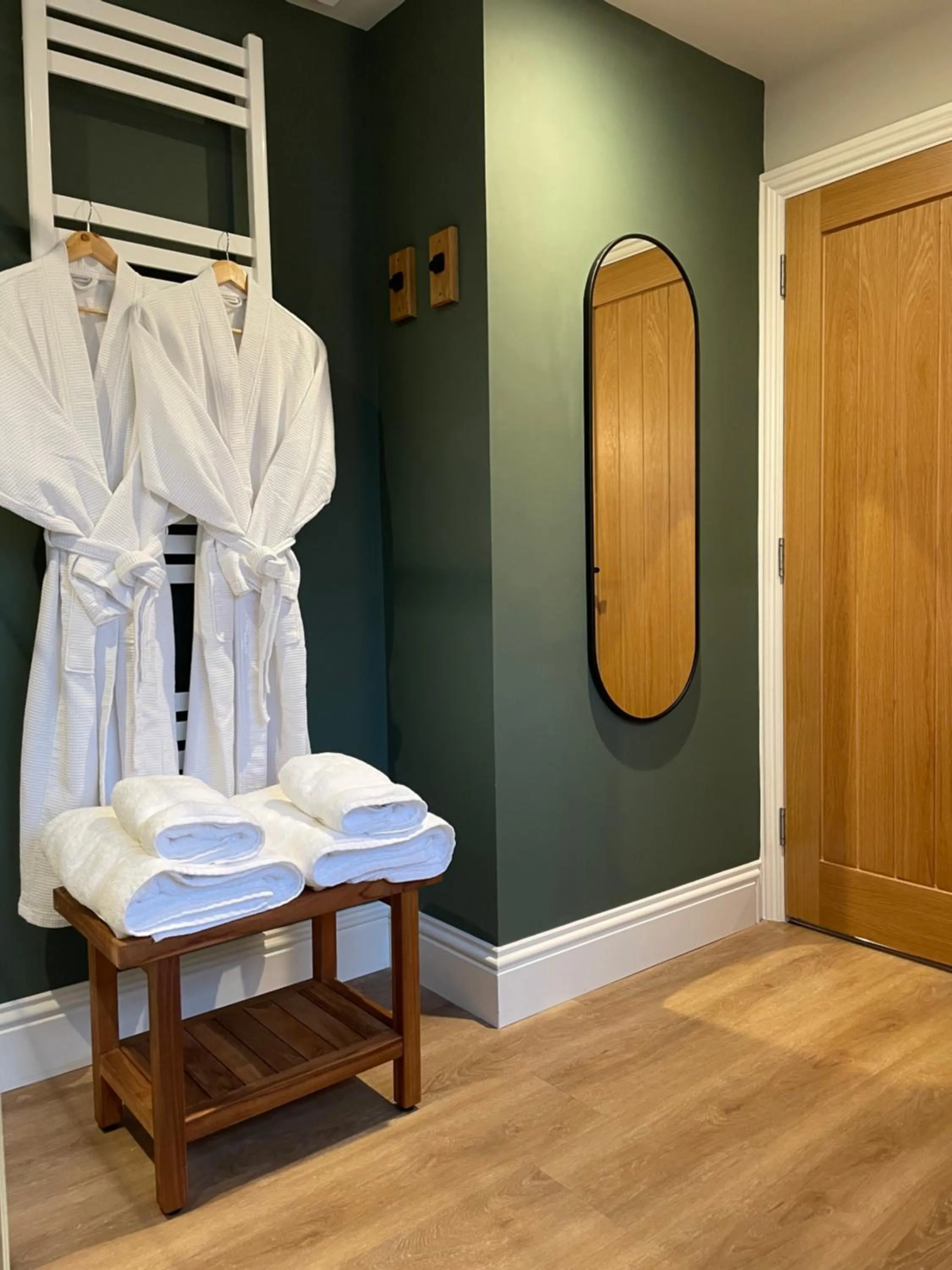 towels in Rooms at Allium