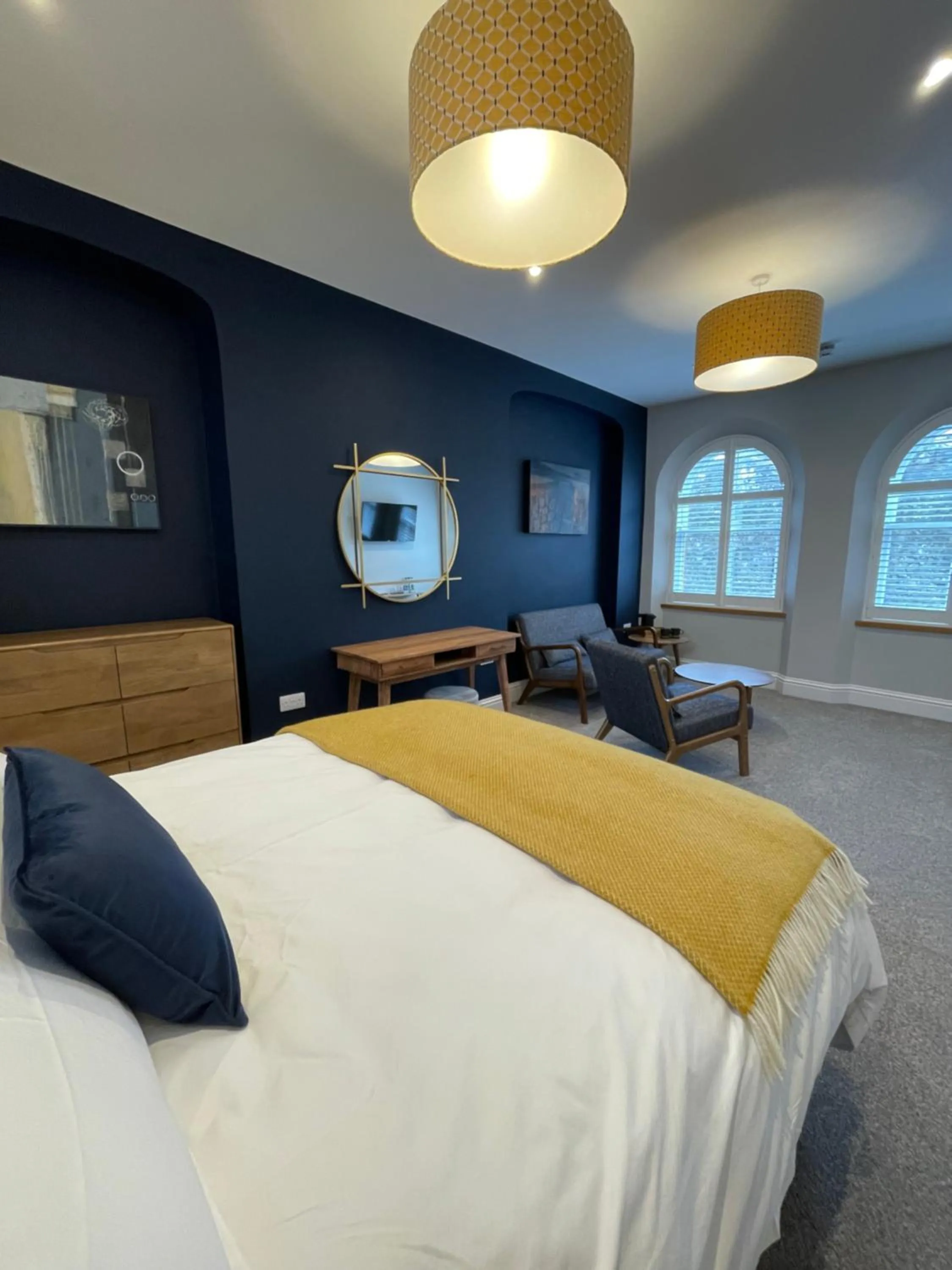 Living room, Bed in Rooms at Allium