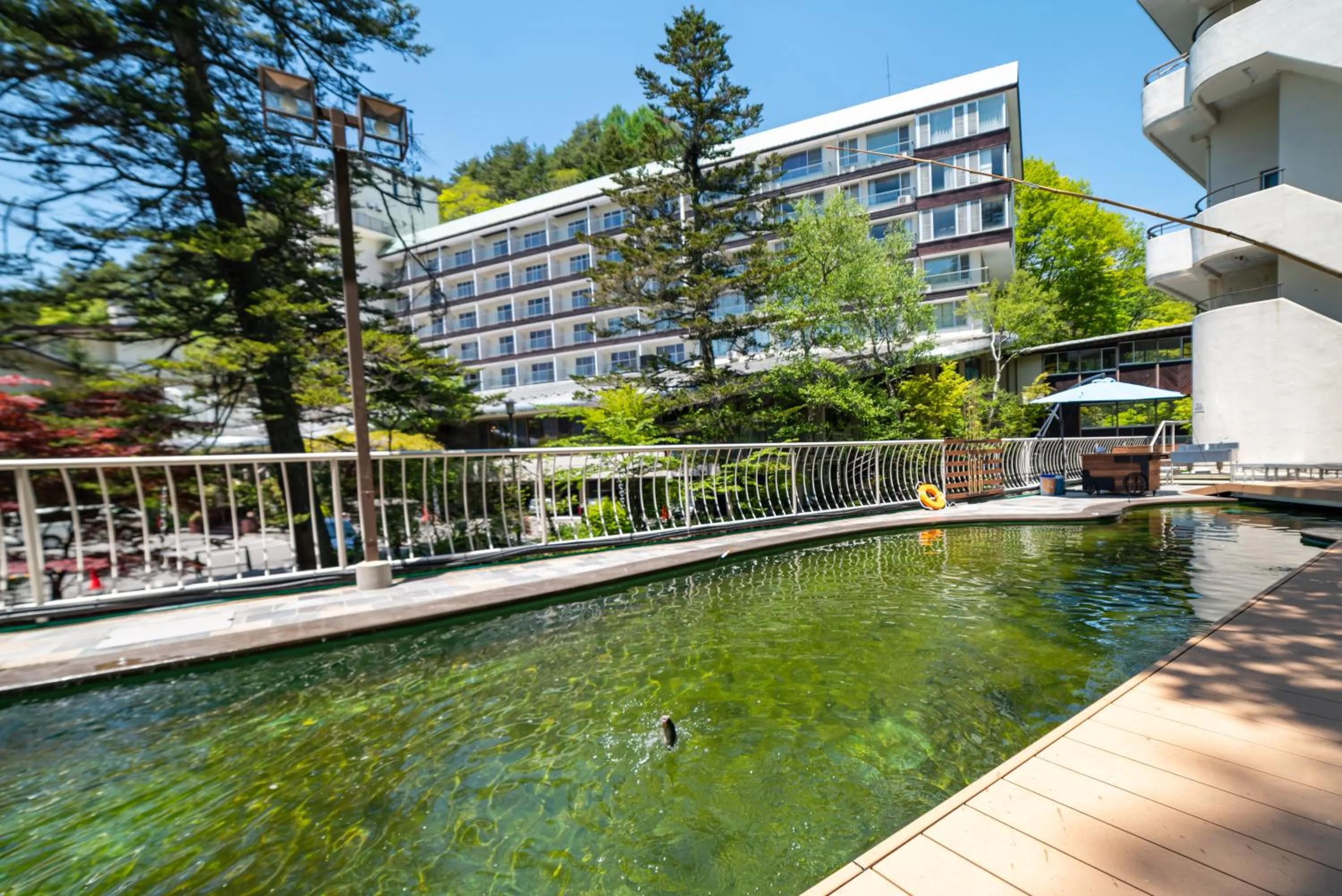 Fishing in Tateshina Grand Hotel Takinoyu