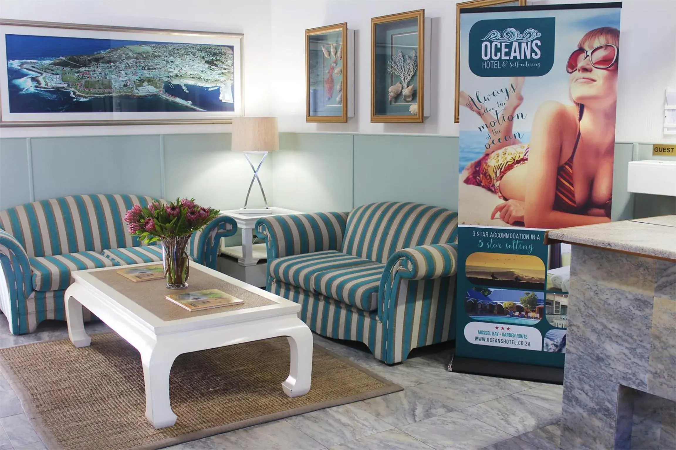 Lobby or reception in Oceans Hotel & Self Catering Lobby or reception in Oceans Hotel & Self Catering