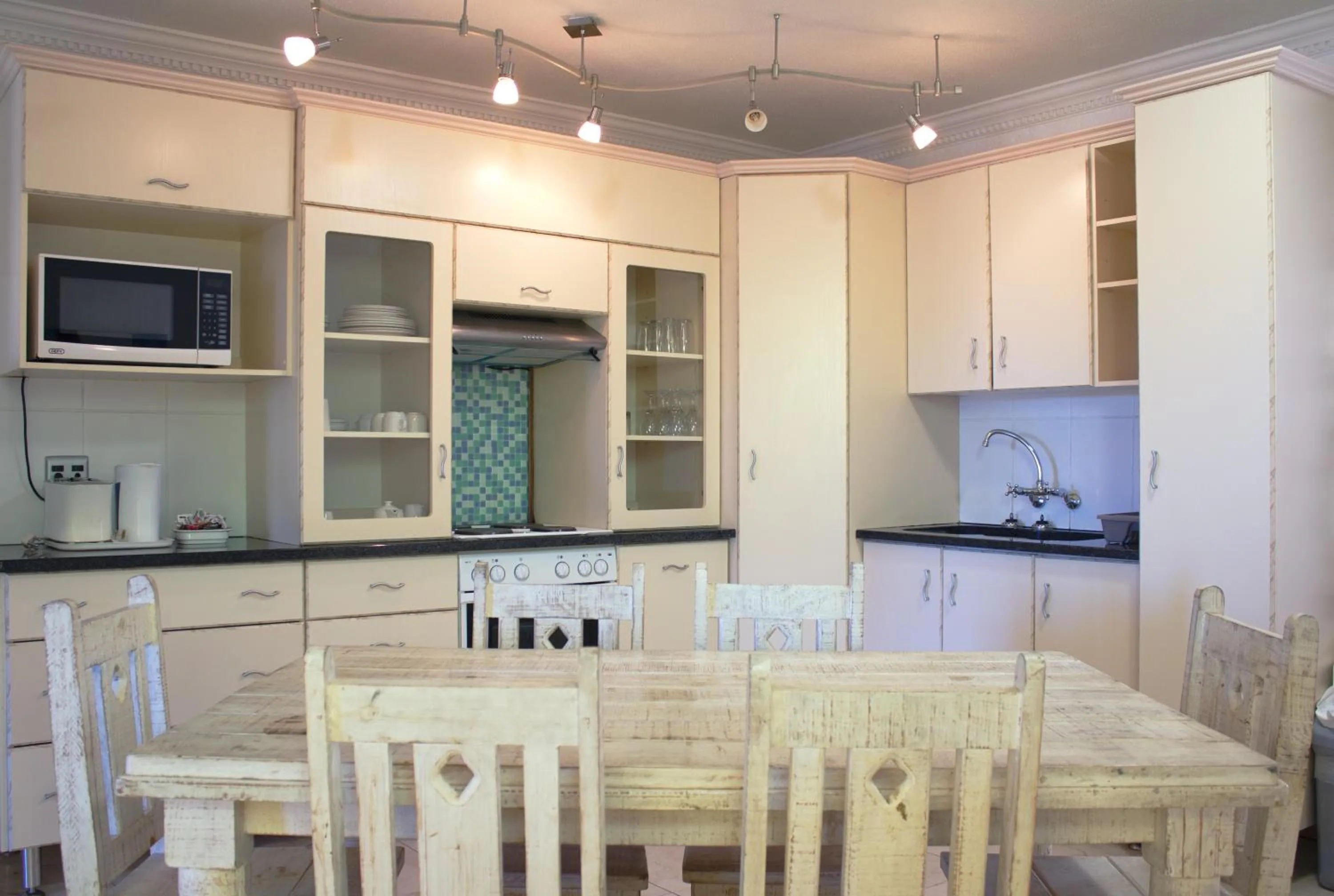 Kitchen or kitchenette in Oceans Hotel & Self Catering