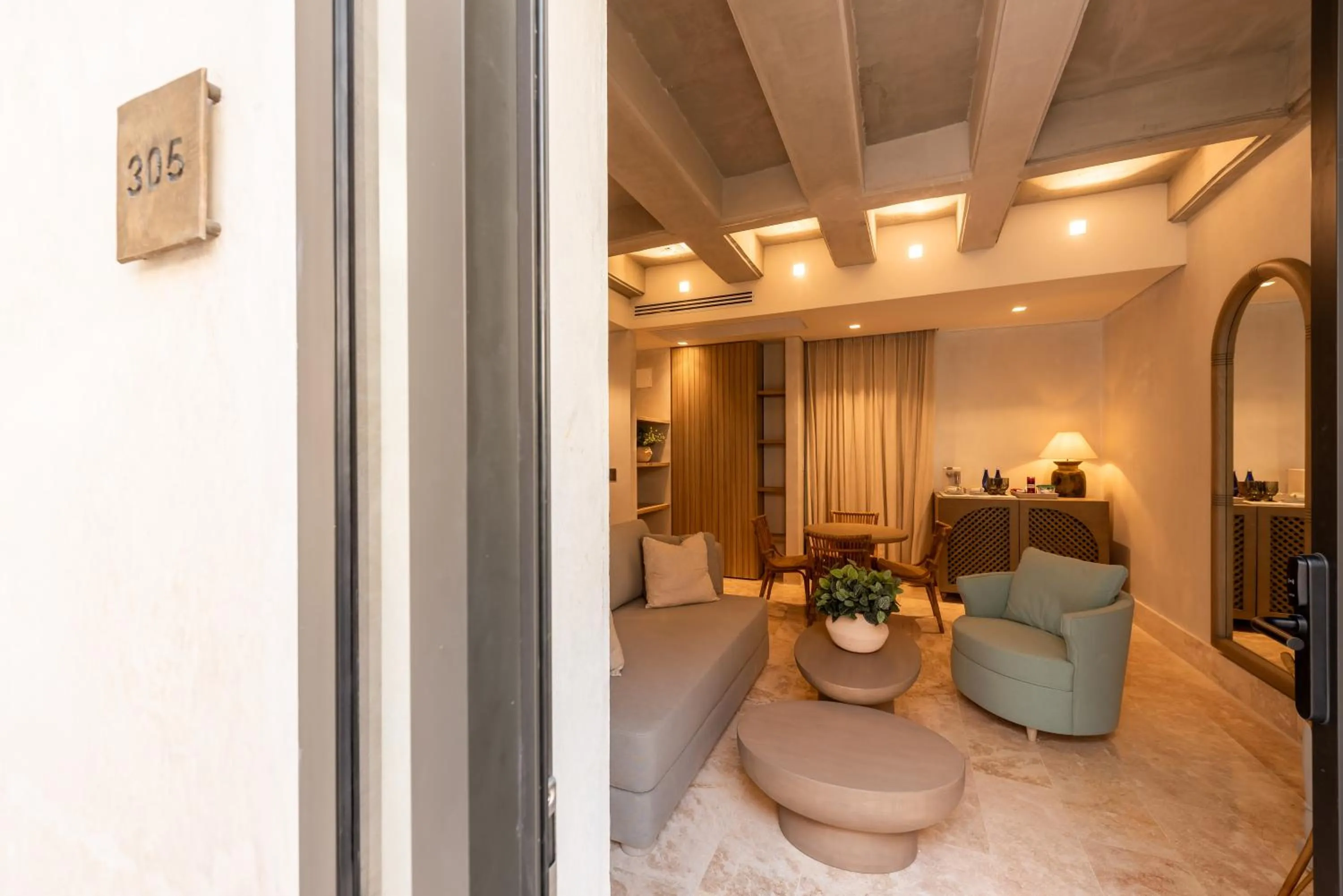 Seating area in Cinco Quintas Hotel Boutique