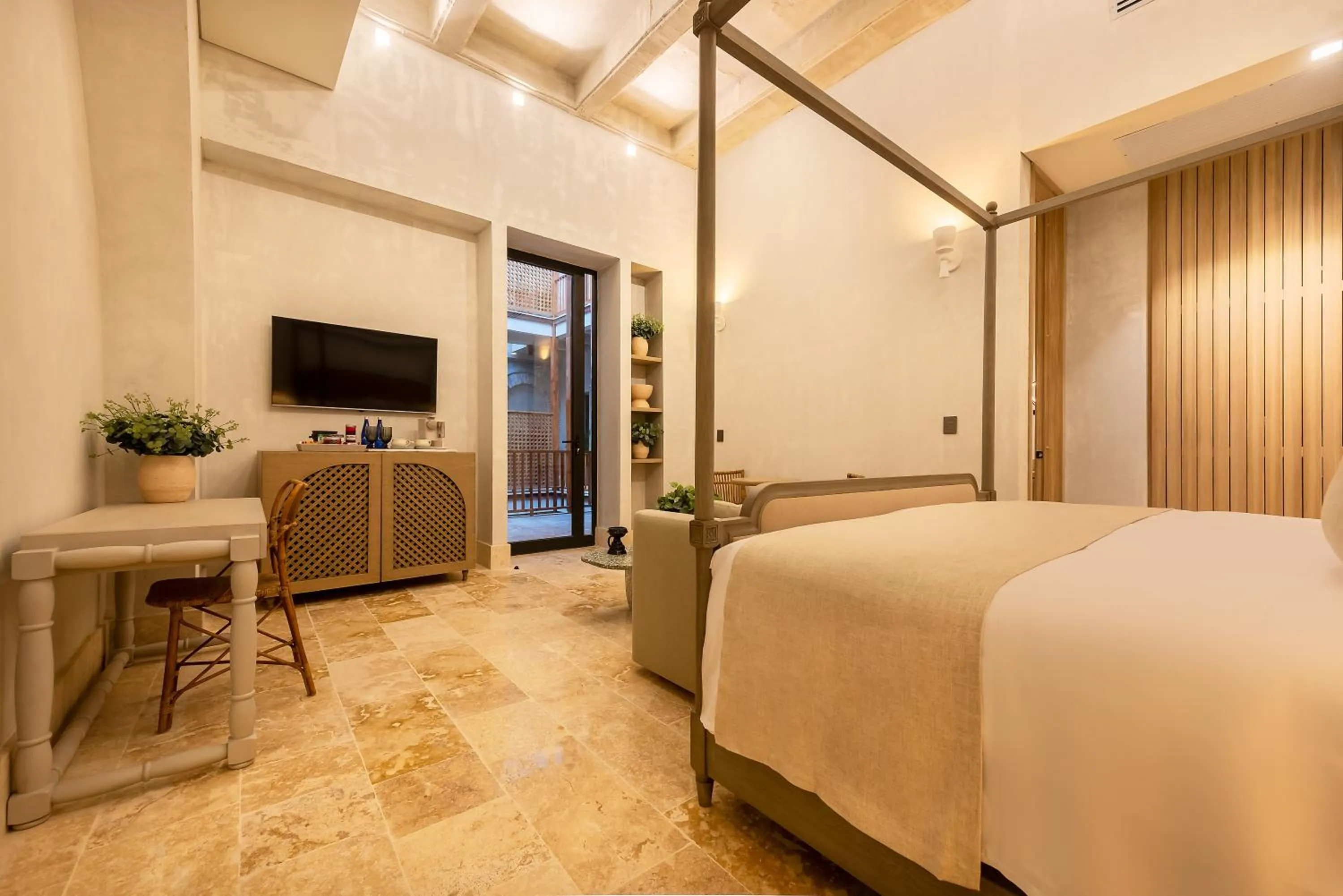 Bed in Cinco Quintas Hotel Boutique