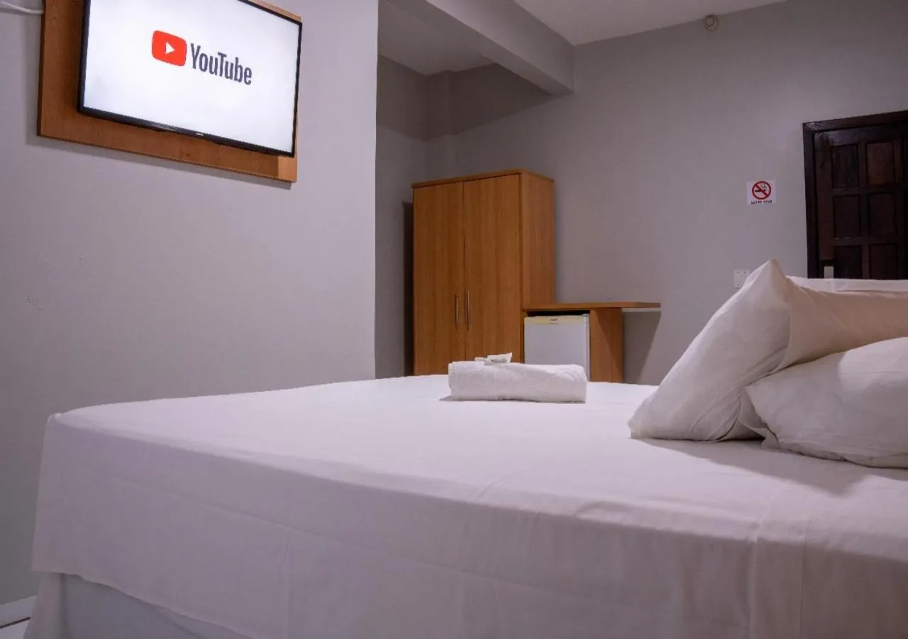 Bed in FLORENÇA PALACE HOTEL