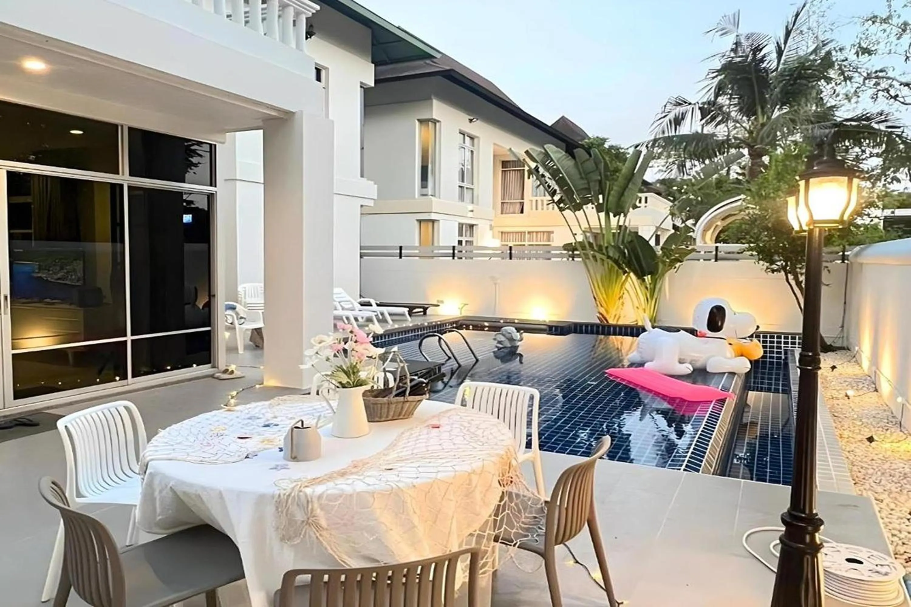 Balcony/Terrace in BM Pool Villa Pattaya