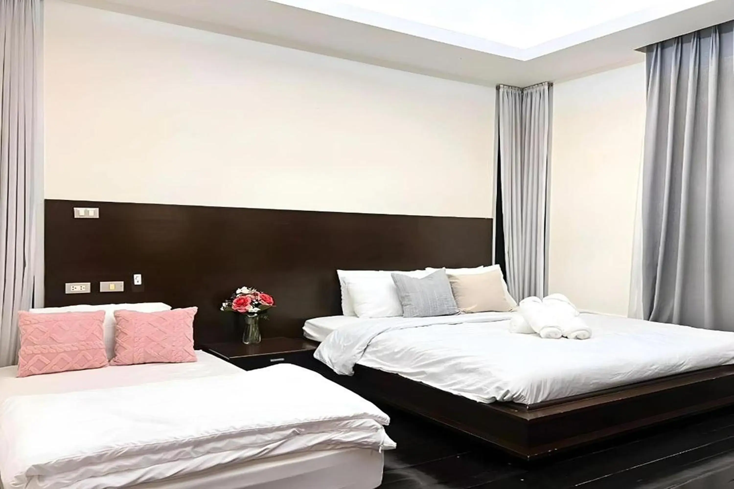 Bed in BM Pool Villa Pattaya Bed in BM Pool Villa Pattaya