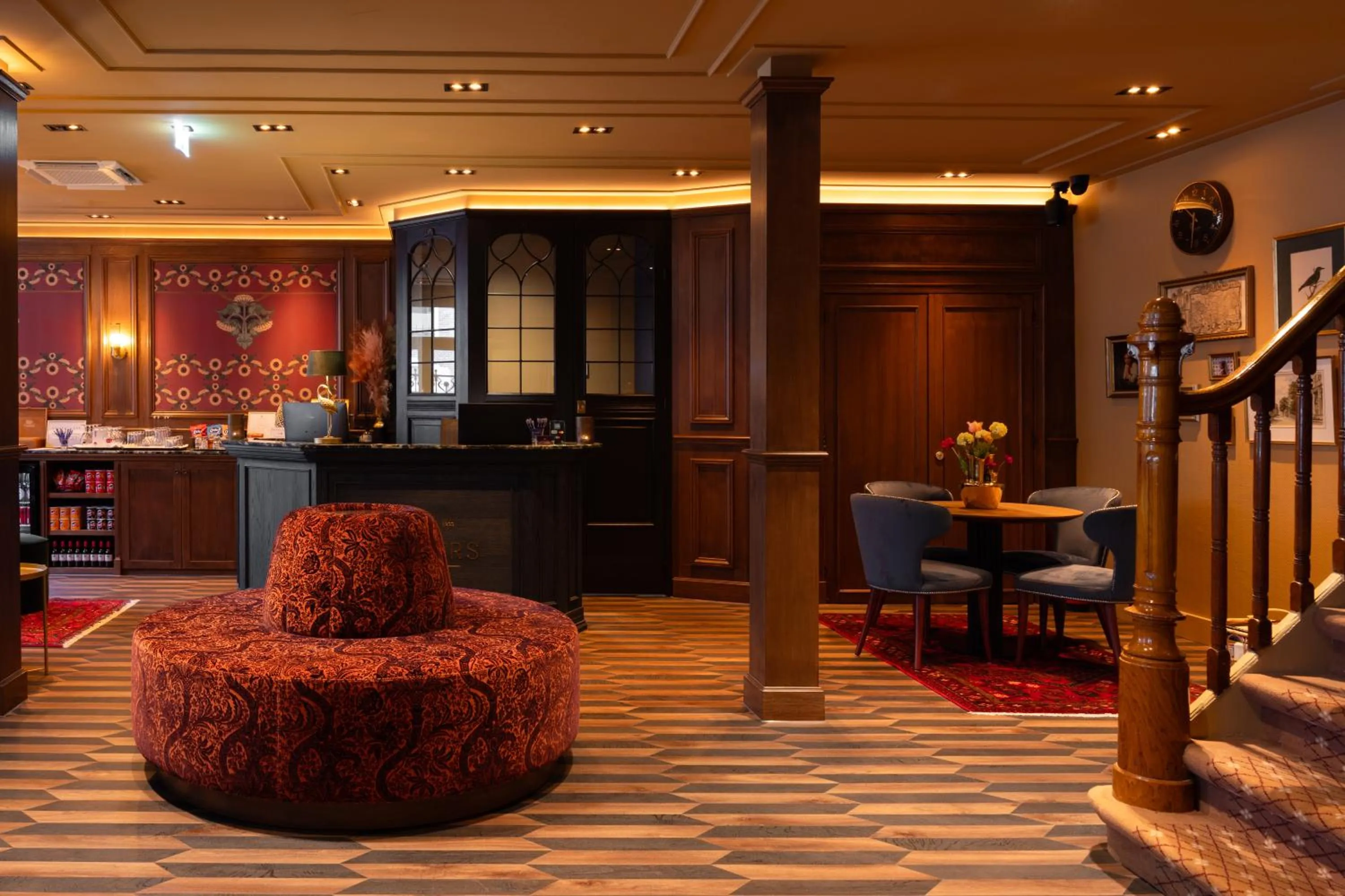 Lobby or reception in Hotel Aalders