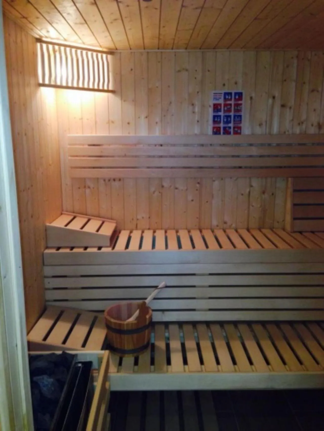 Sauna in Hotel Bran Stoker