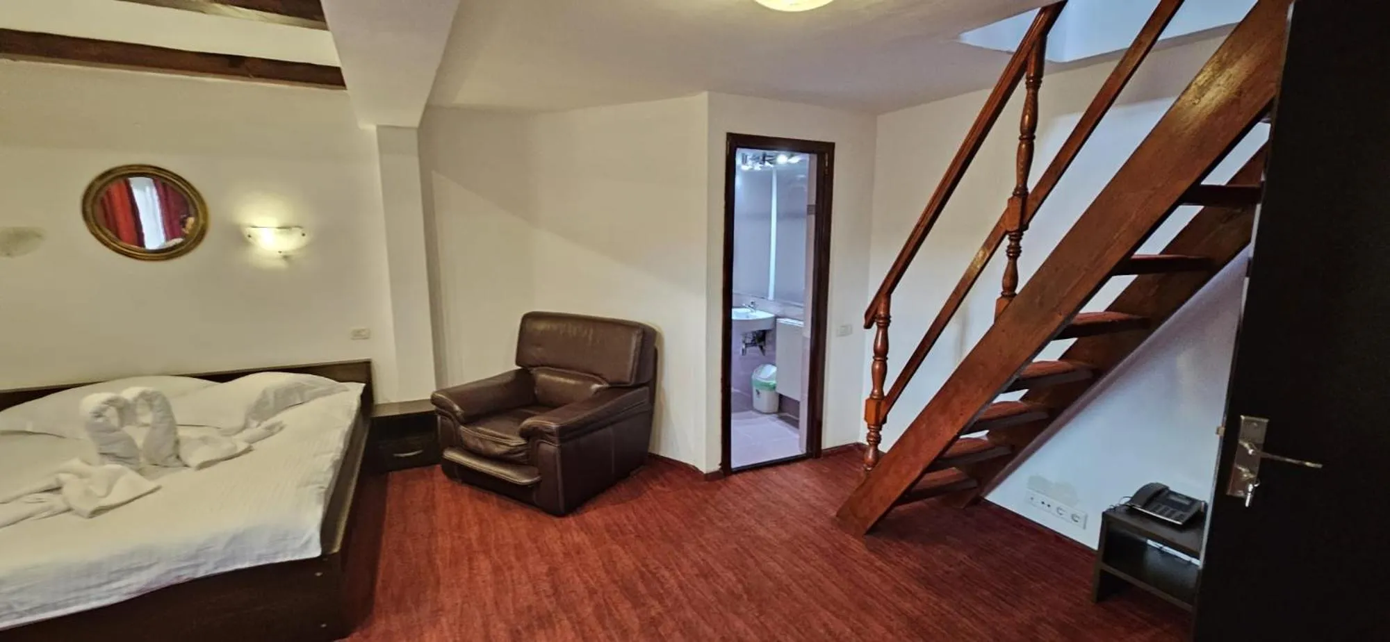 Bedroom, Bed in Hotel Bran Stoker