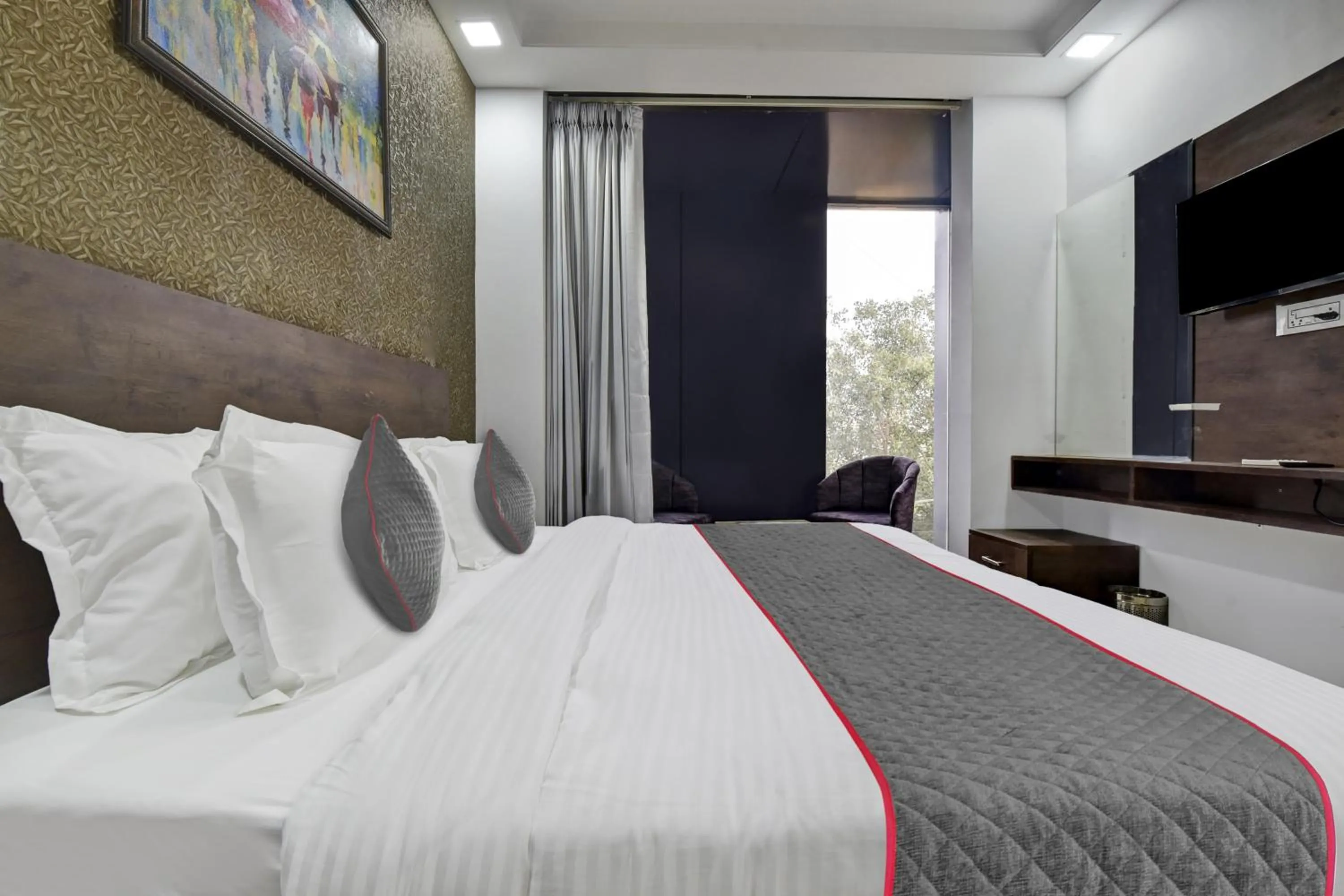 Bedroom, Bed in Hotel O Priyaj