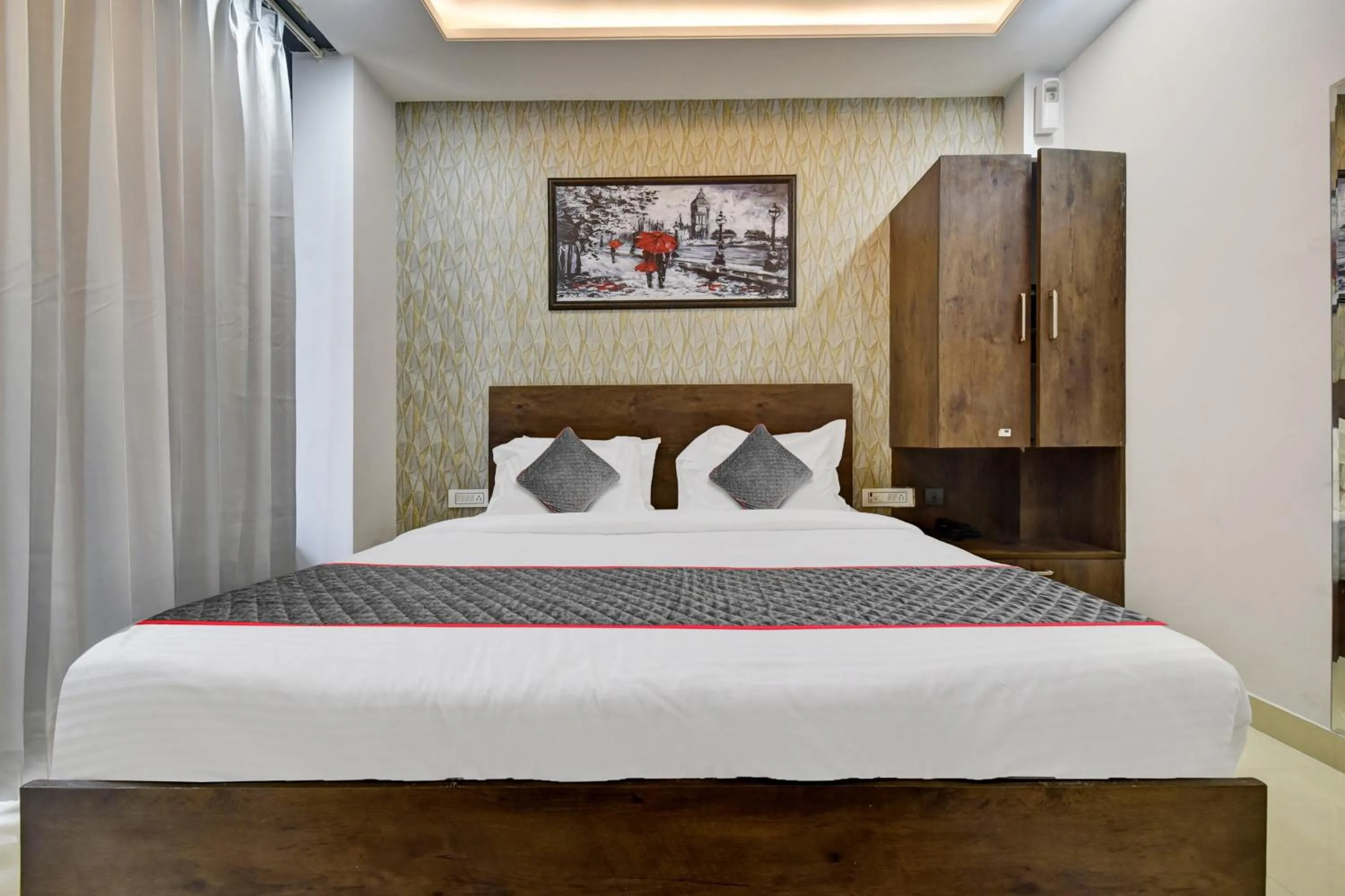 Bedroom, Bed in Hotel O Priyaj