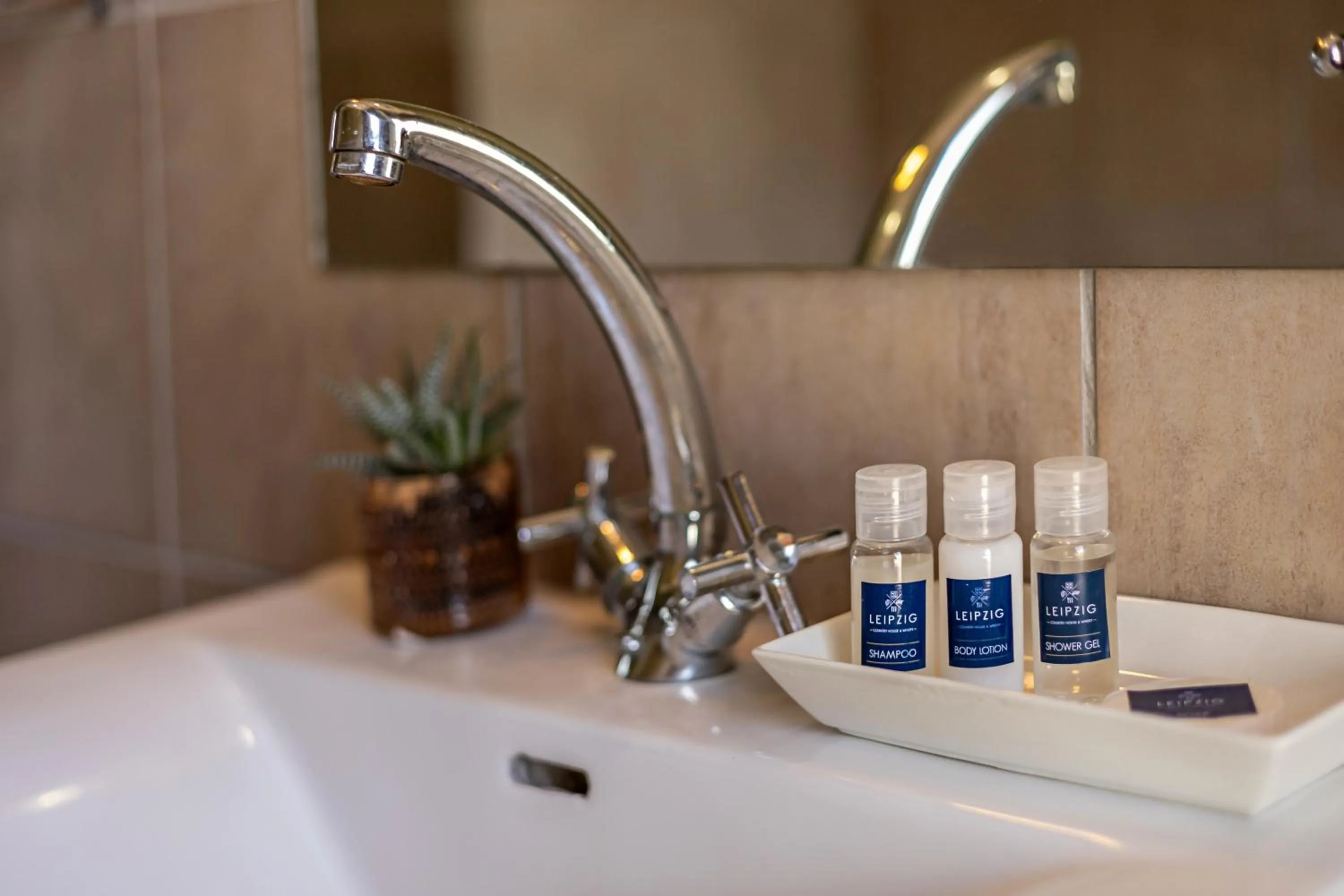 Bathroom in Leipzig Country House & Winery