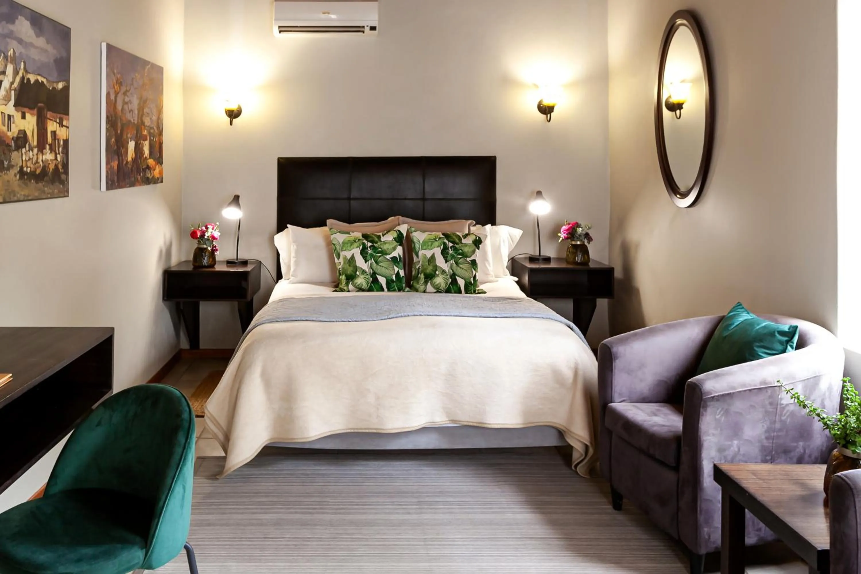 Bed in Leipzig Country House & Winery