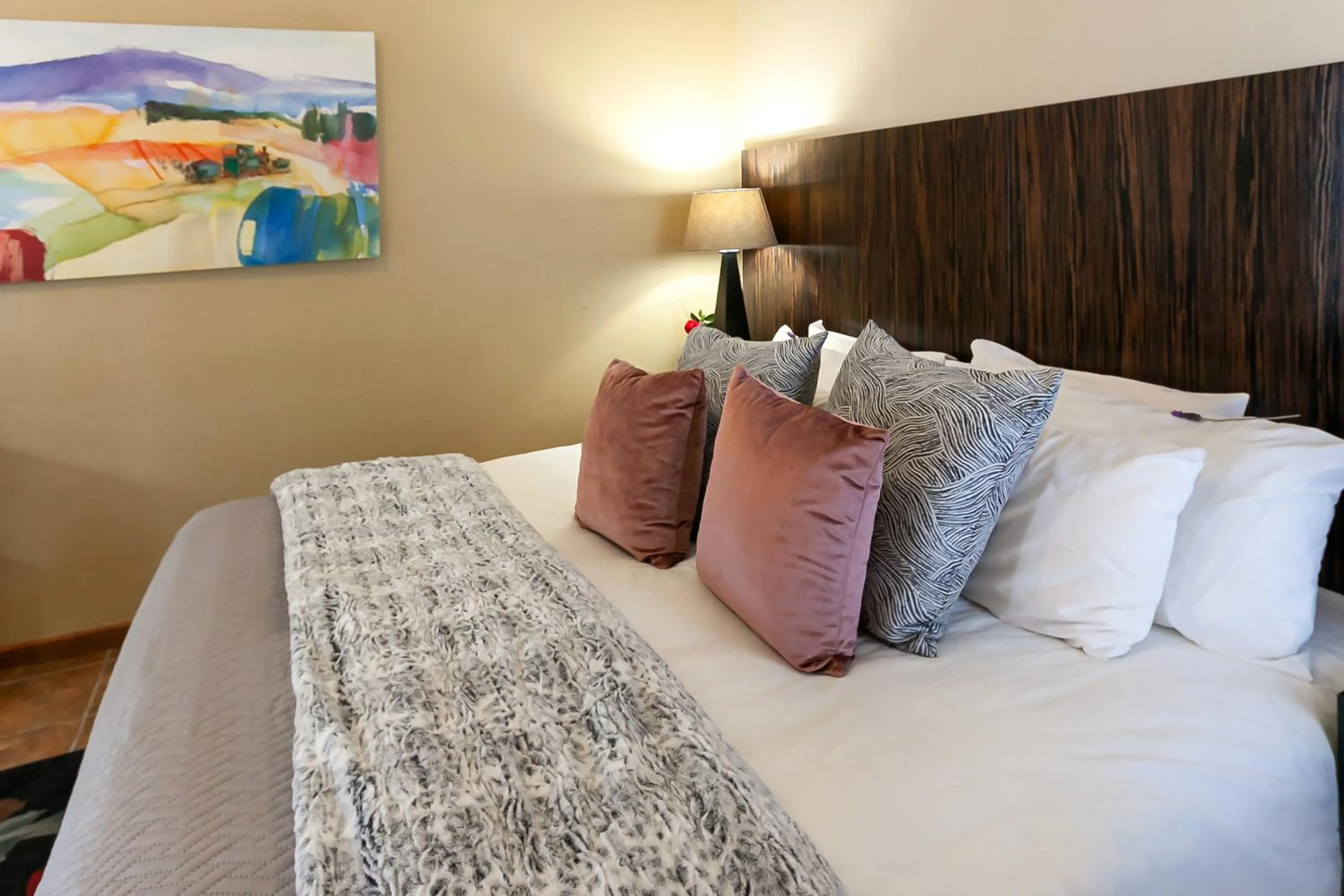 Bed in Leipzig Country House & Winery