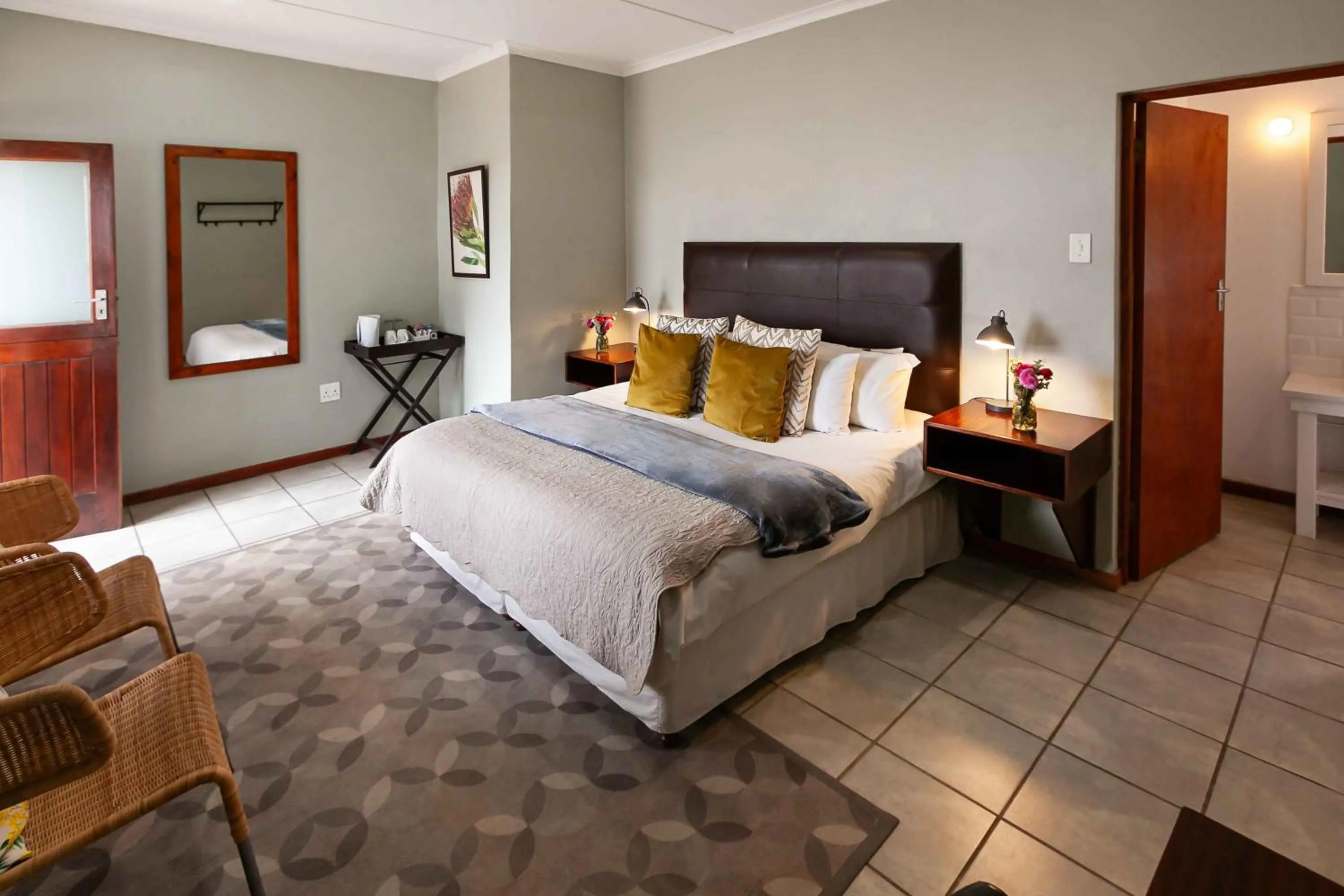 Bed in Leipzig Country House & Winery