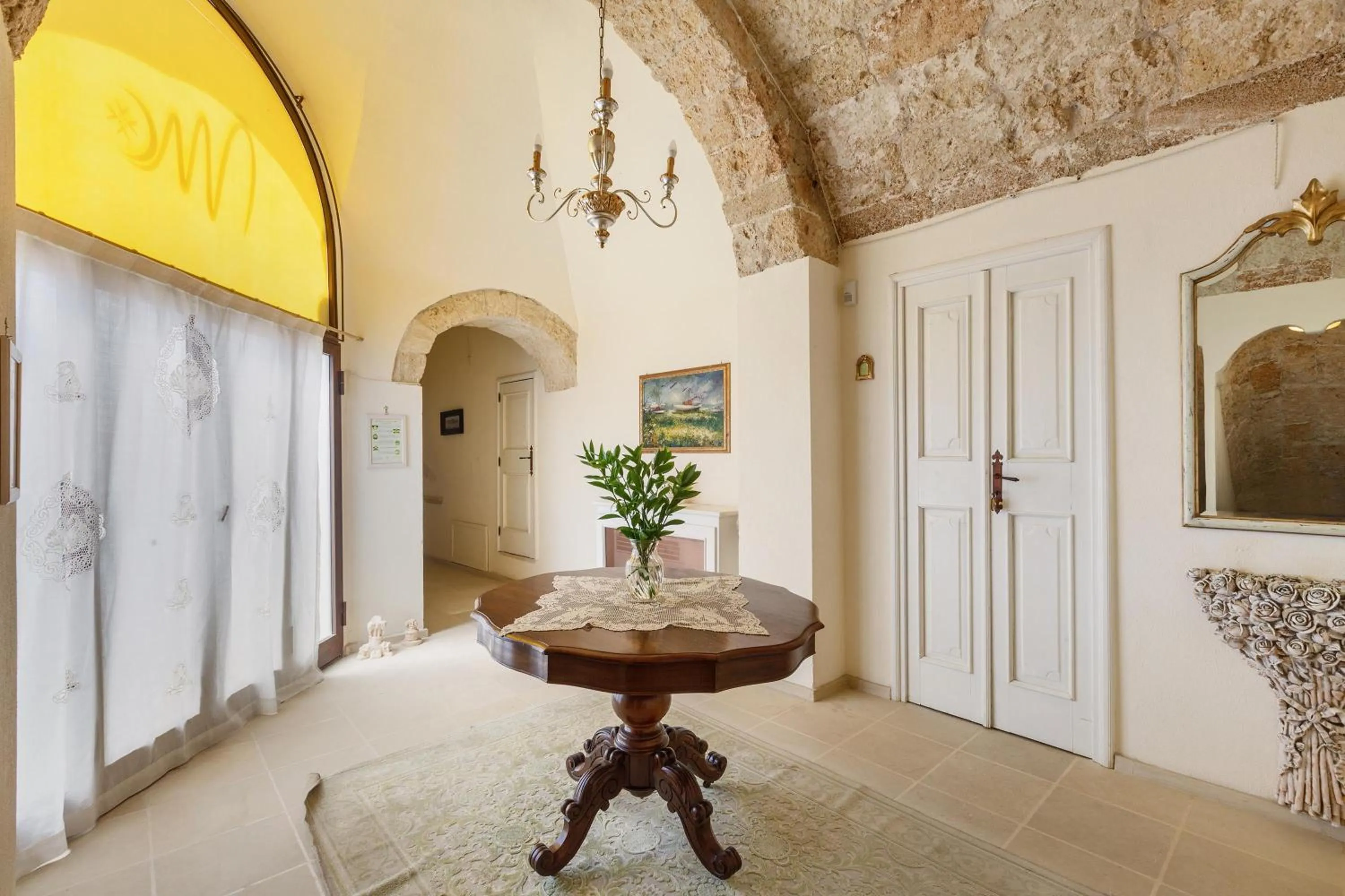 Living room in Masseria Cucuruzza Boutique Hotel