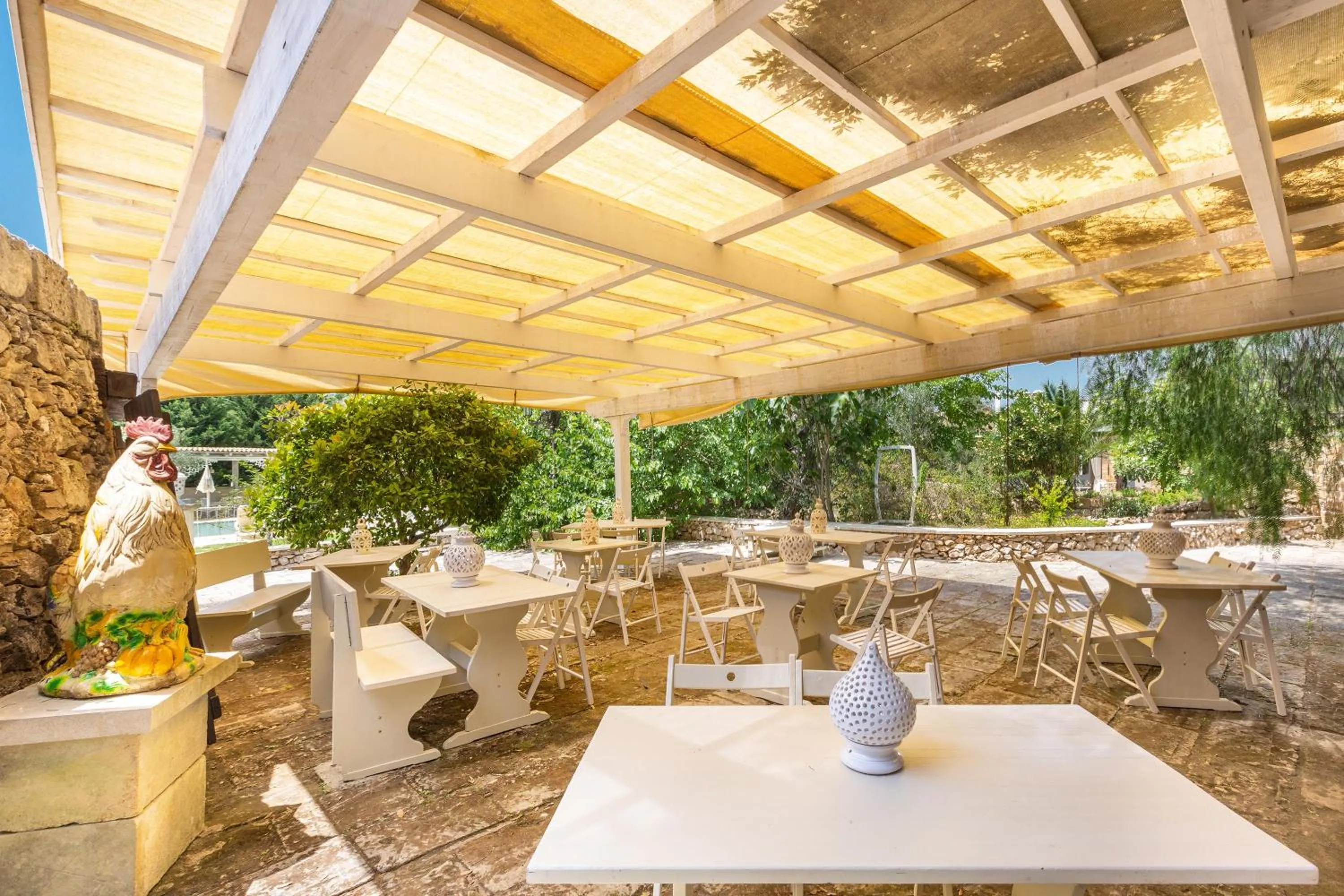 Patio in Masseria Cucuruzza Boutique Hotel