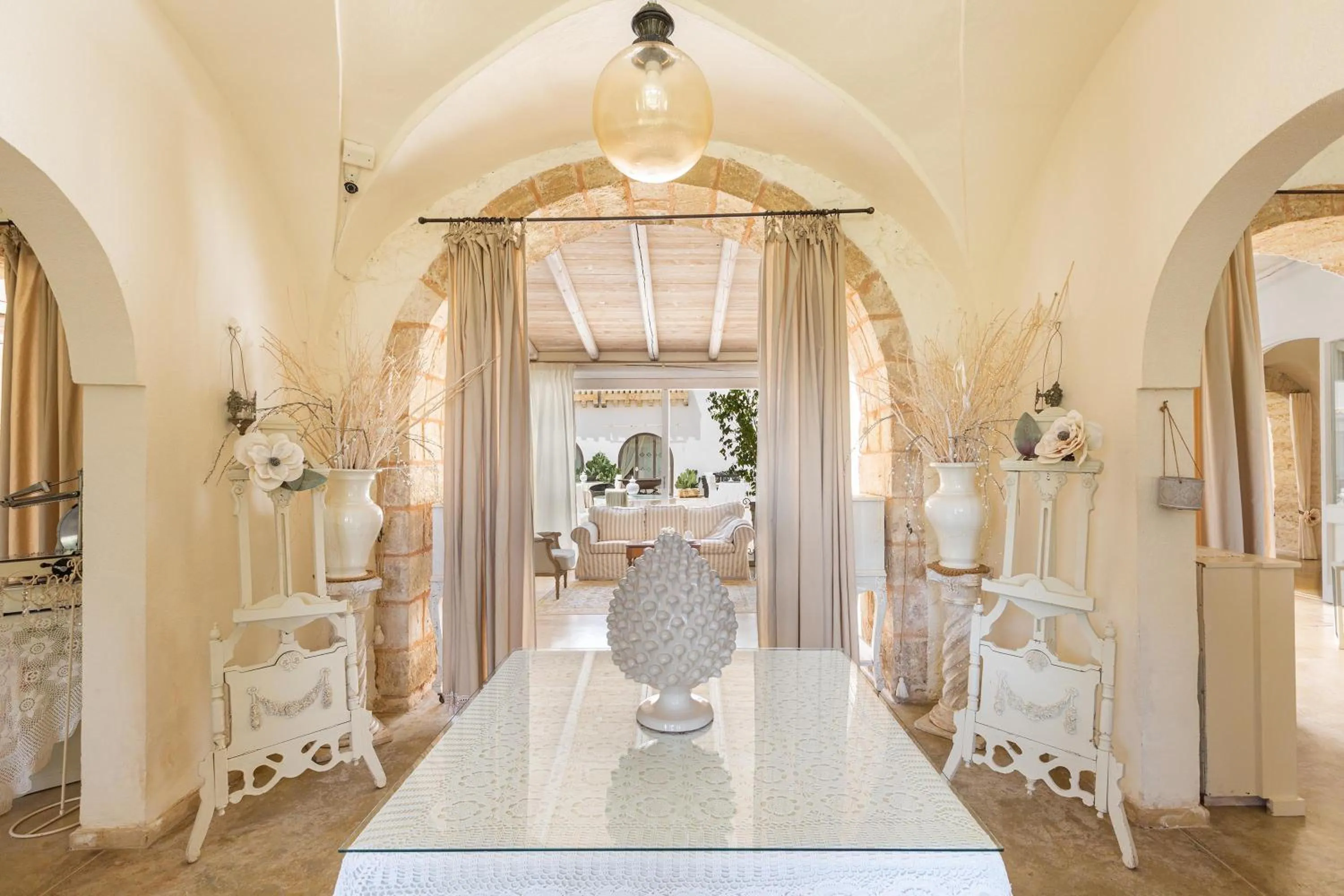 Living room in Masseria Cucuruzza Boutique Hotel