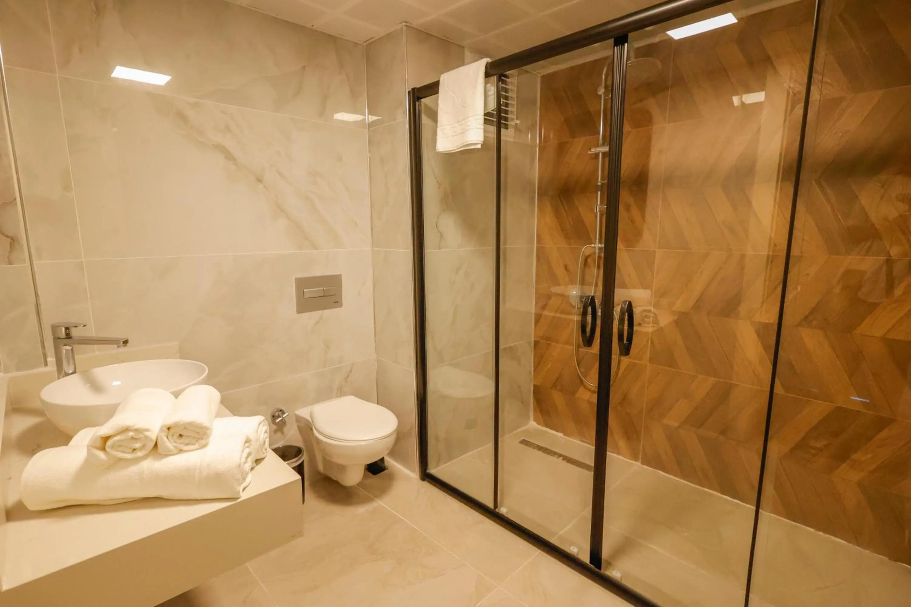 Shower in Forest In Hotel