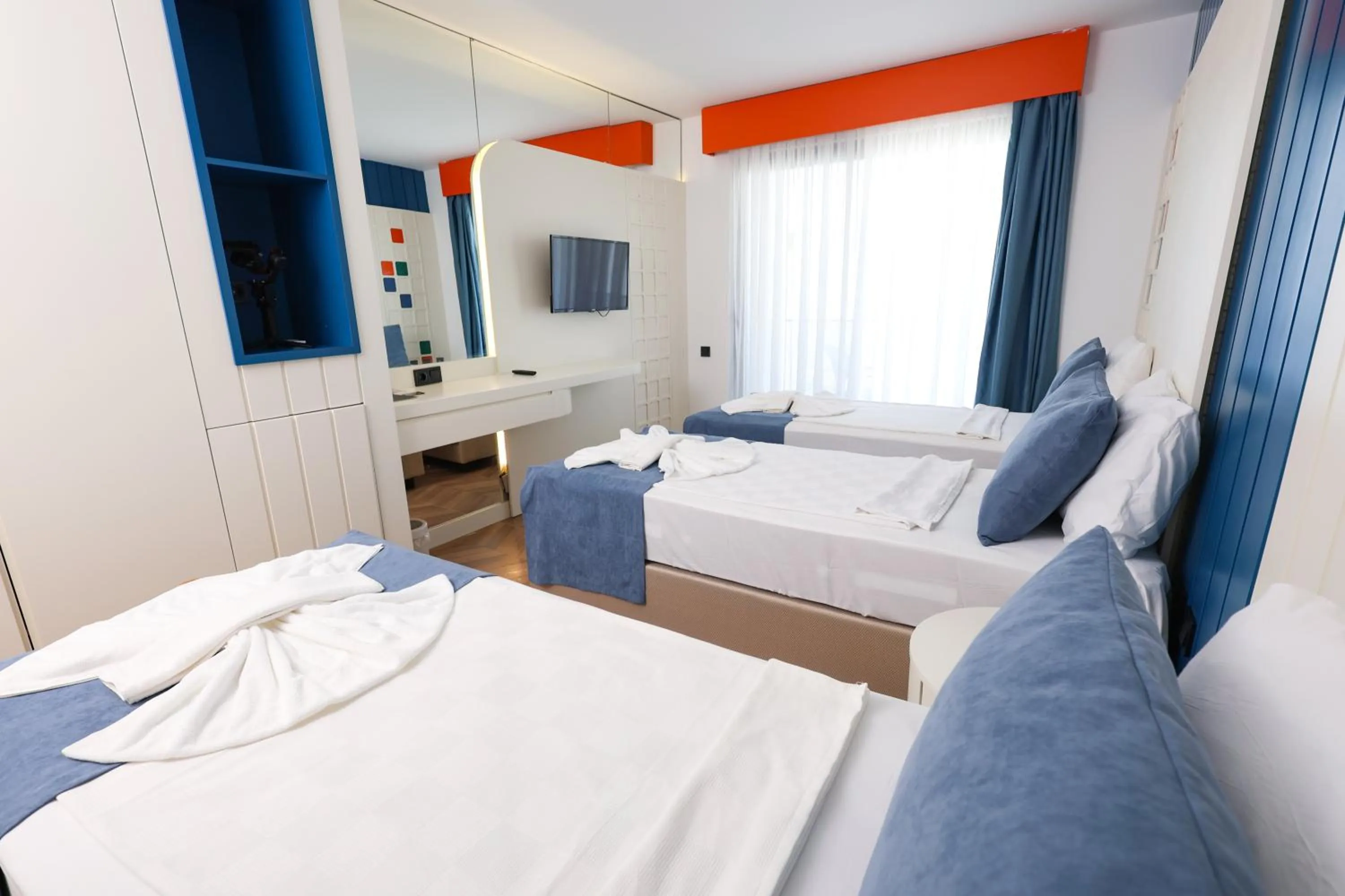 Bedroom, Bed in Forest In Hotel