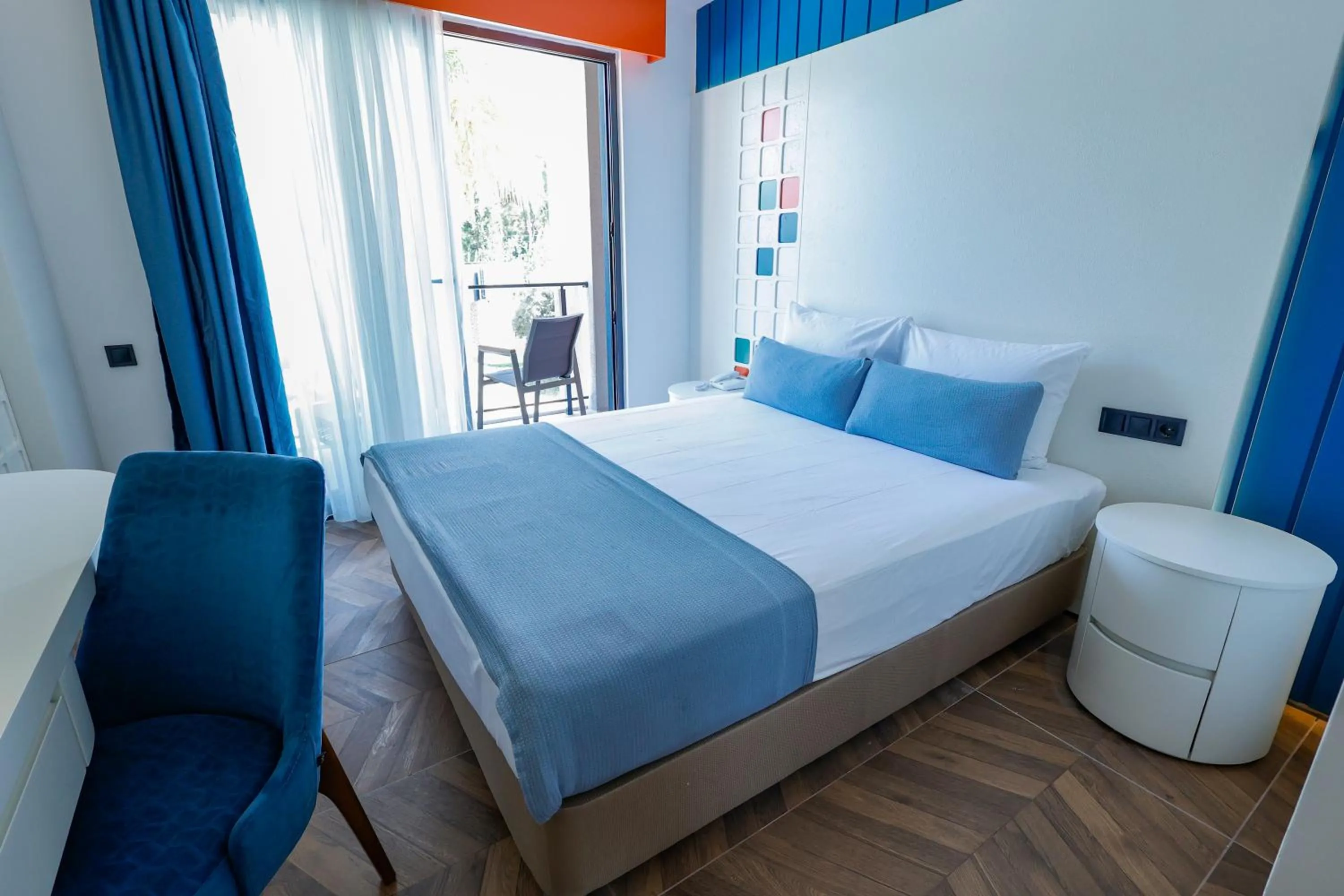 Bed in Forest In Hotel