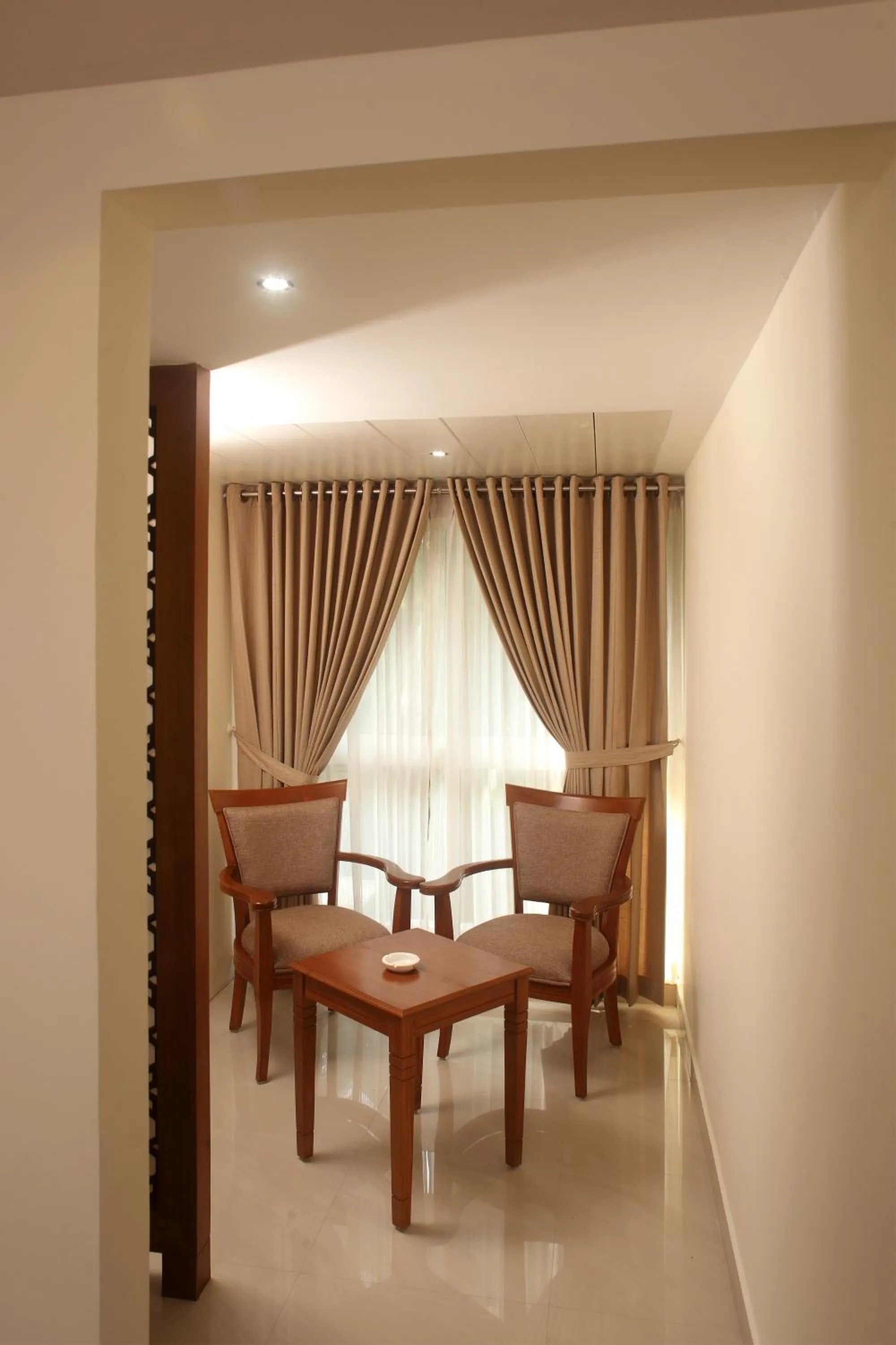 Seating area in Vishnu Inn