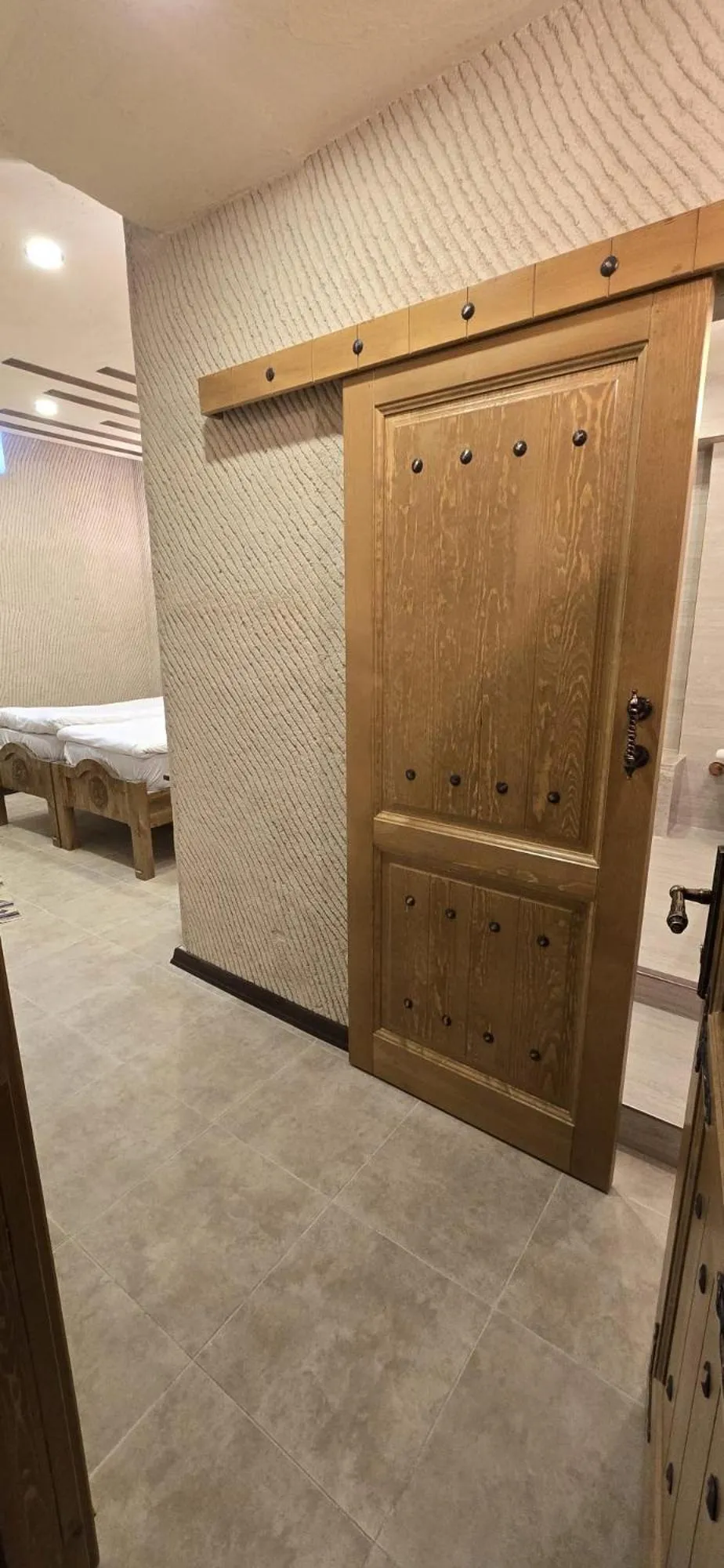 Bed in İncebey Konak Cappadocia