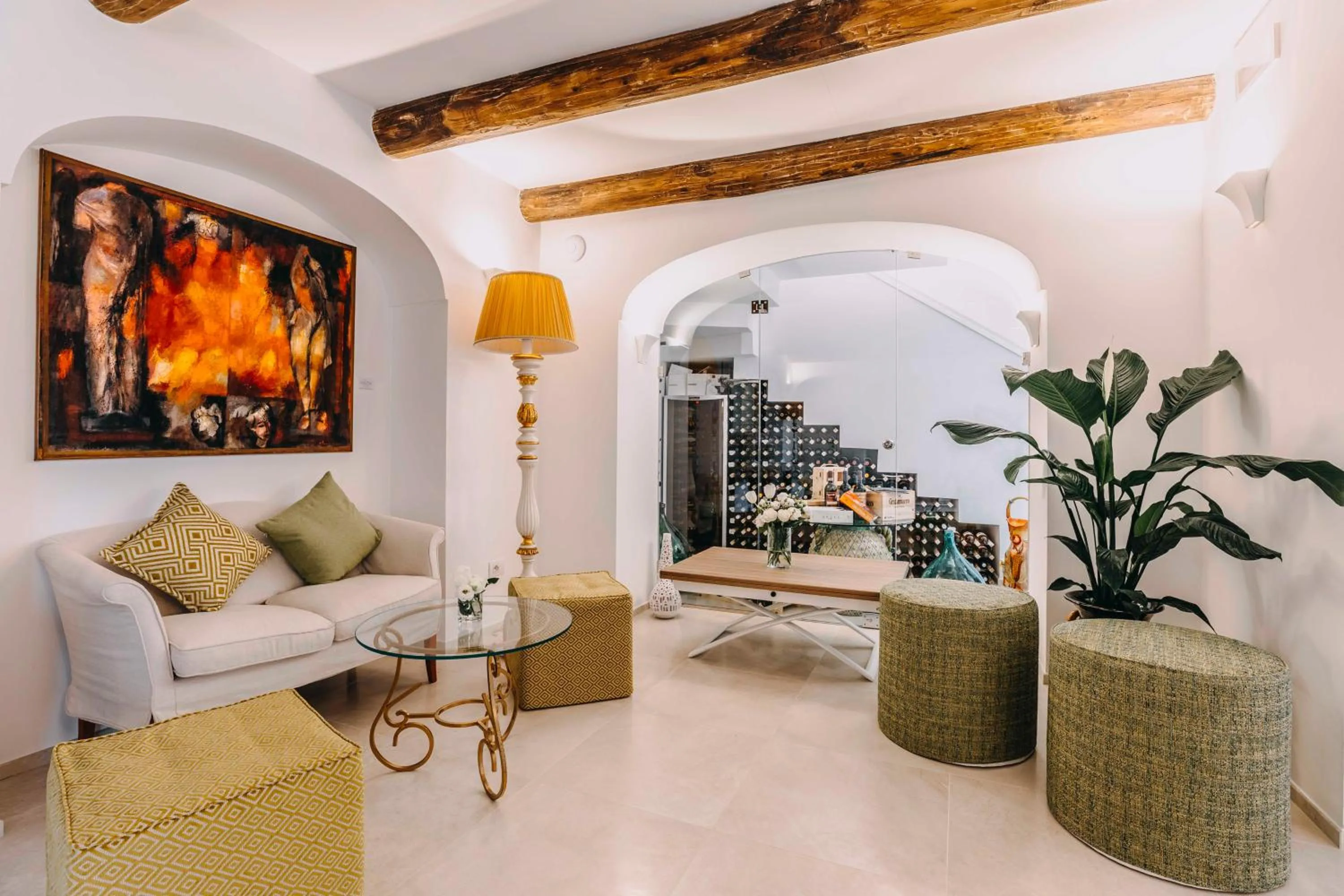 Lounge or bar in Palazzo Pascal