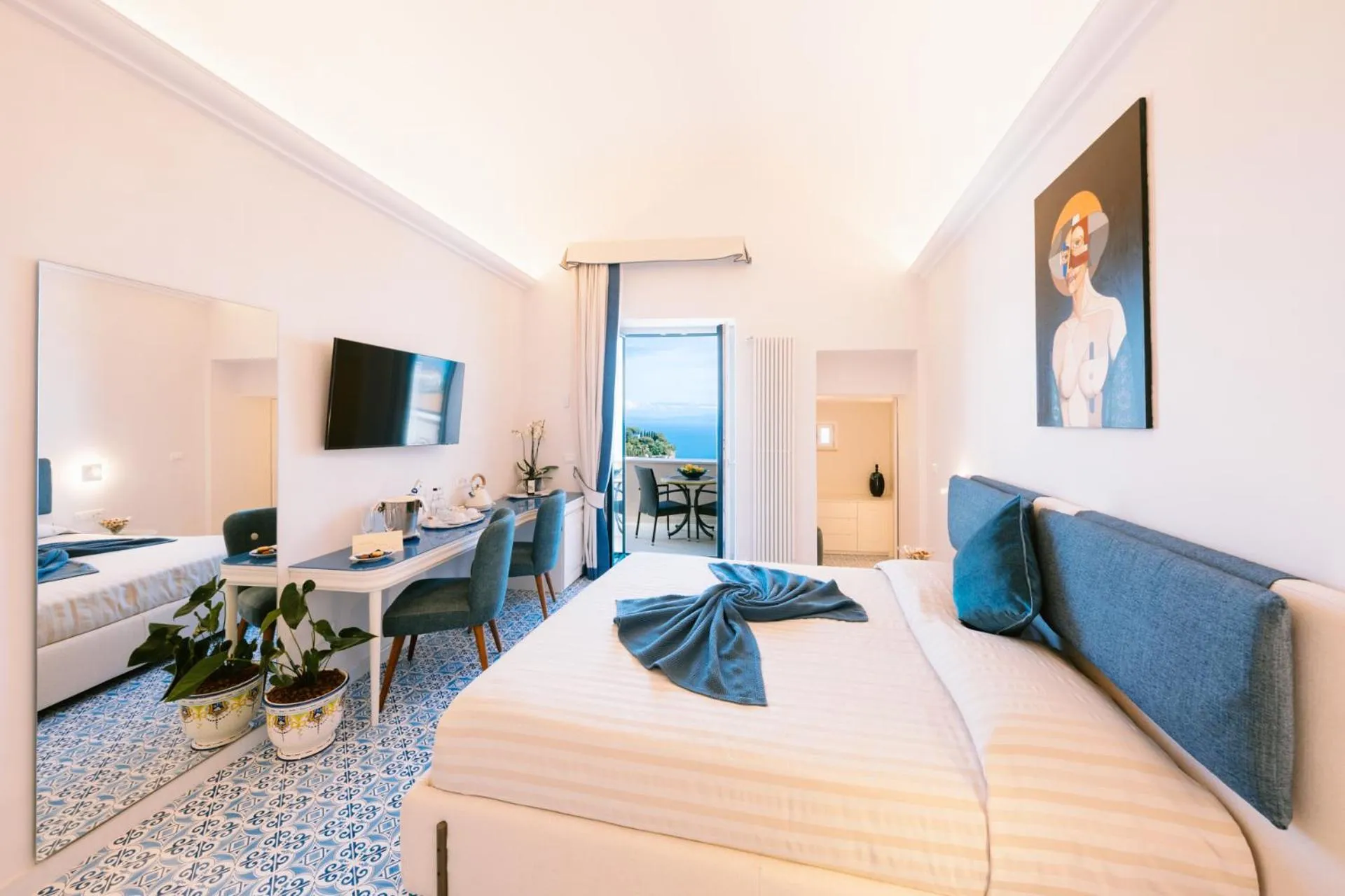 Bedroom, Bed in Palazzo Pascal