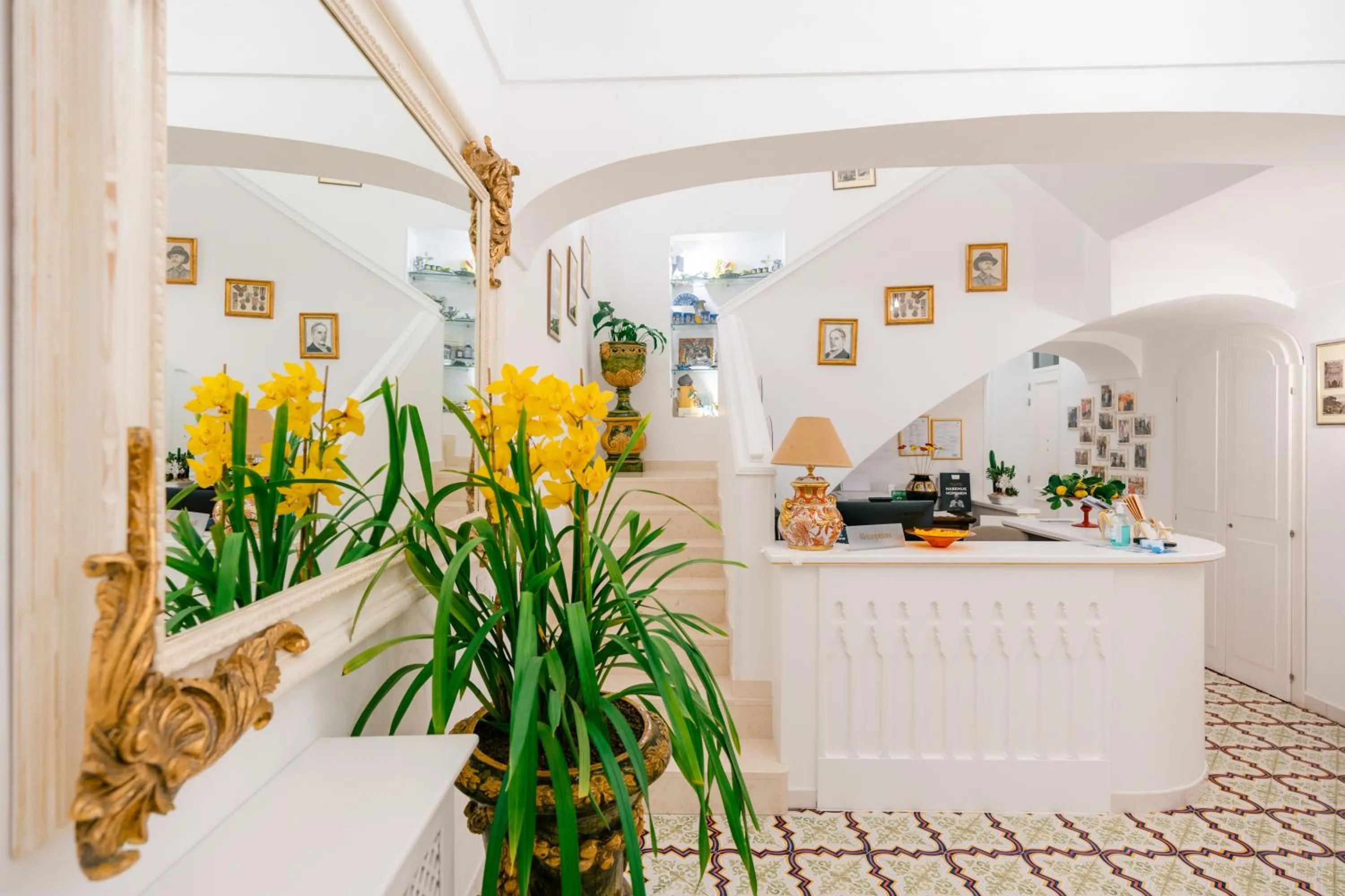 Lobby or reception in Palazzo Pascal