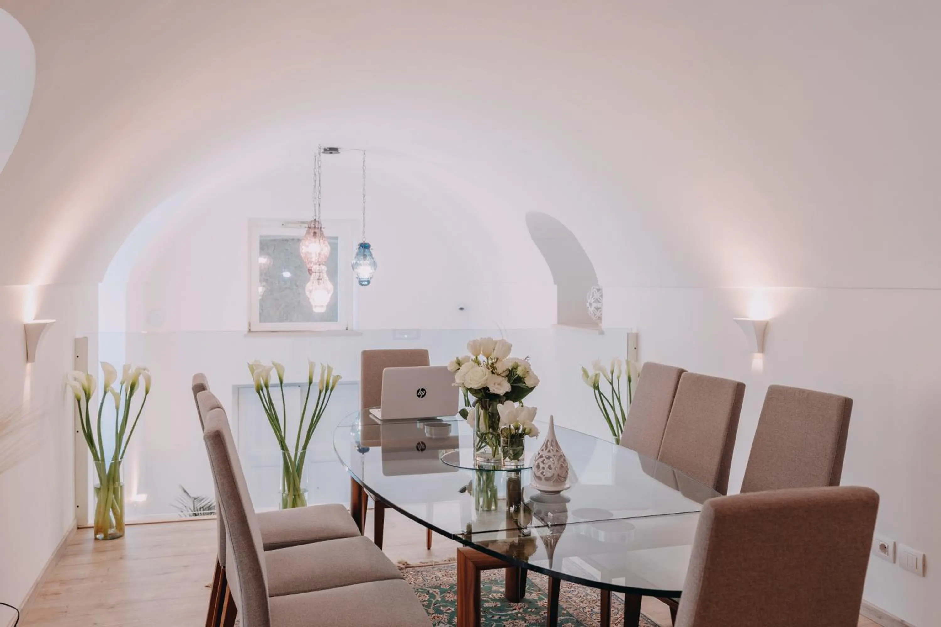 Communal lounge/ TV room in Palazzo Pascal